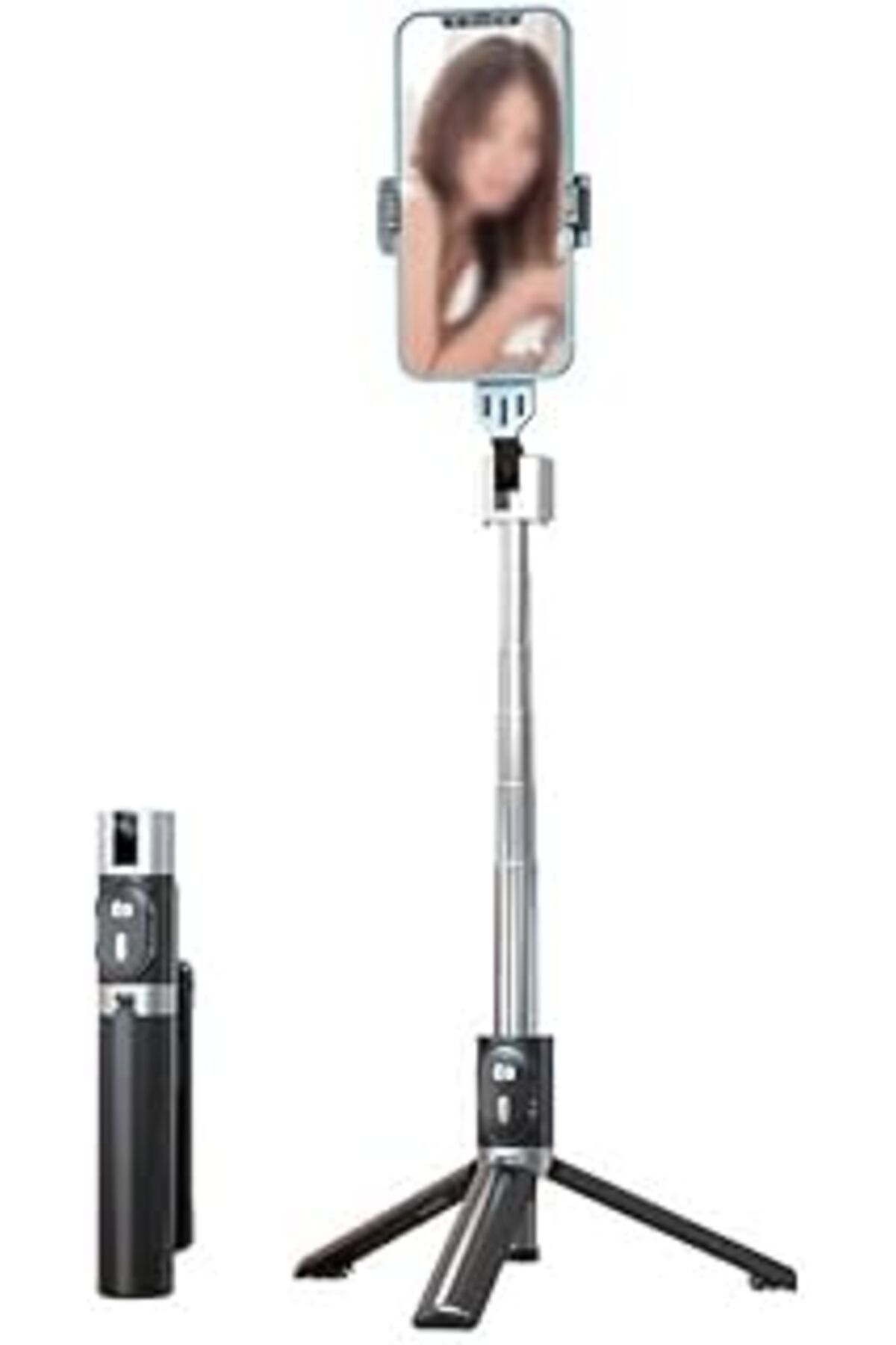 NETWORK ART Senon P60 Plus Çok Fonksiyonlu Kumandalı Tripod Ve Selfie Çubuğu Zore Selfi Çubuğu Siyah