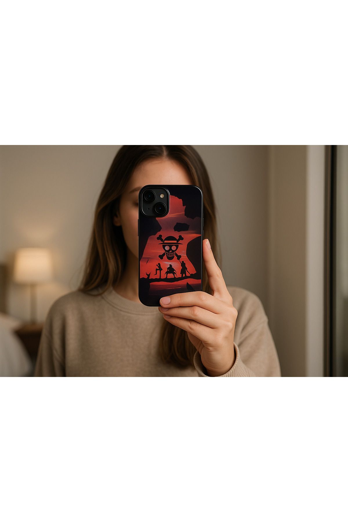 Solvia Officiall İphone 13 Slikonlu One Piece Anime Detaylı Telefon Kılıfı