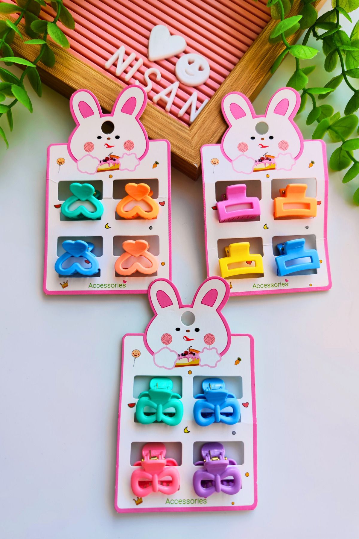 Nisankids 12 Adet Soft Renkli Mandal Toka (3 Farklı Model)