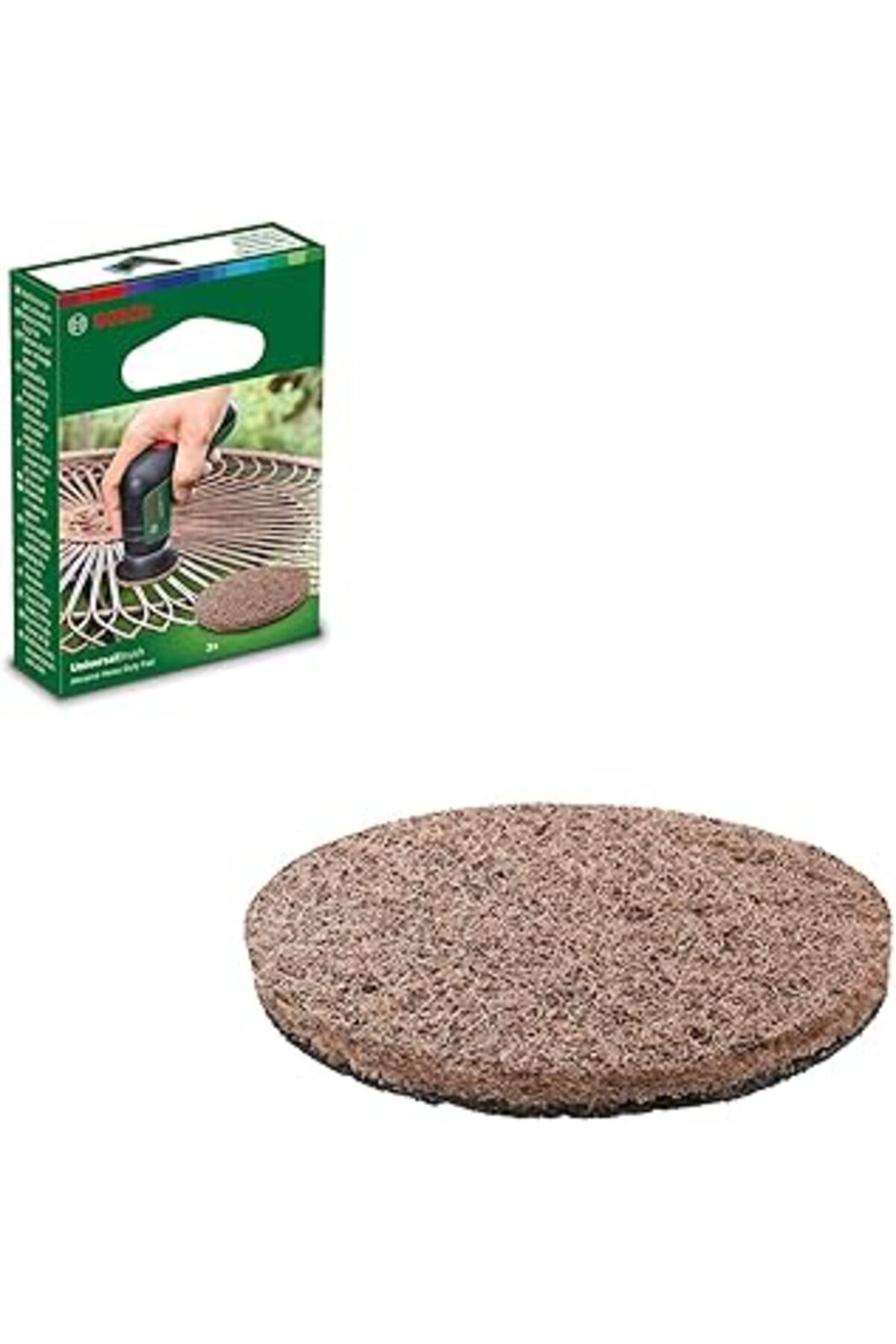 Pazarcan Bosch Home And Garden Elektrikli Temizleme Fırçası Universalbrush Için Yüksek Aşındırıcı Ped (Karto
