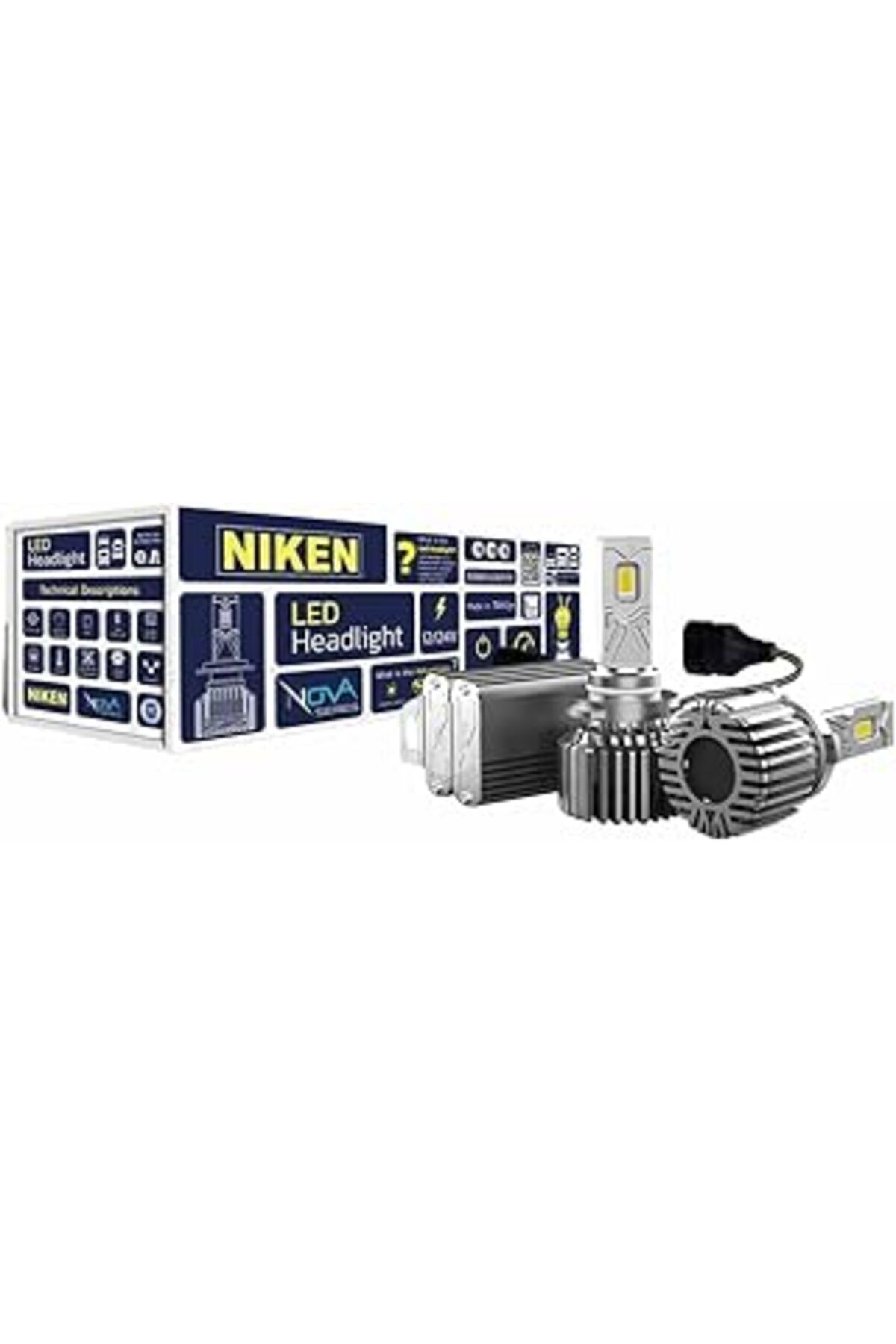 Mu Art Ahşap Niken Far Ampulü Led Xenon Nova Serisi Hb3 9005