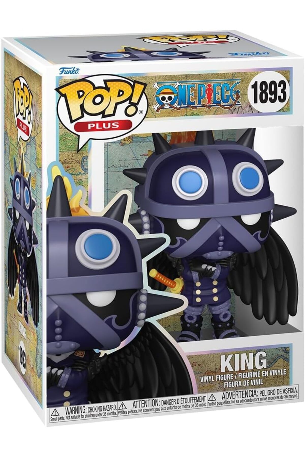 Funko Pop! Animasyon: One Piece, King, Vinil Koleksiyon Figürü, Resmi Lisanslı Ürün