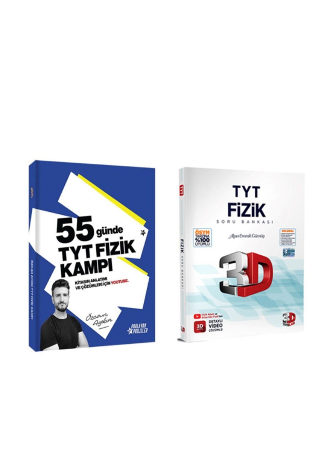 Yargı Yayınları 2026 özcan aykın tyt fizik kampı ve 3d tyt fizik soru bankası