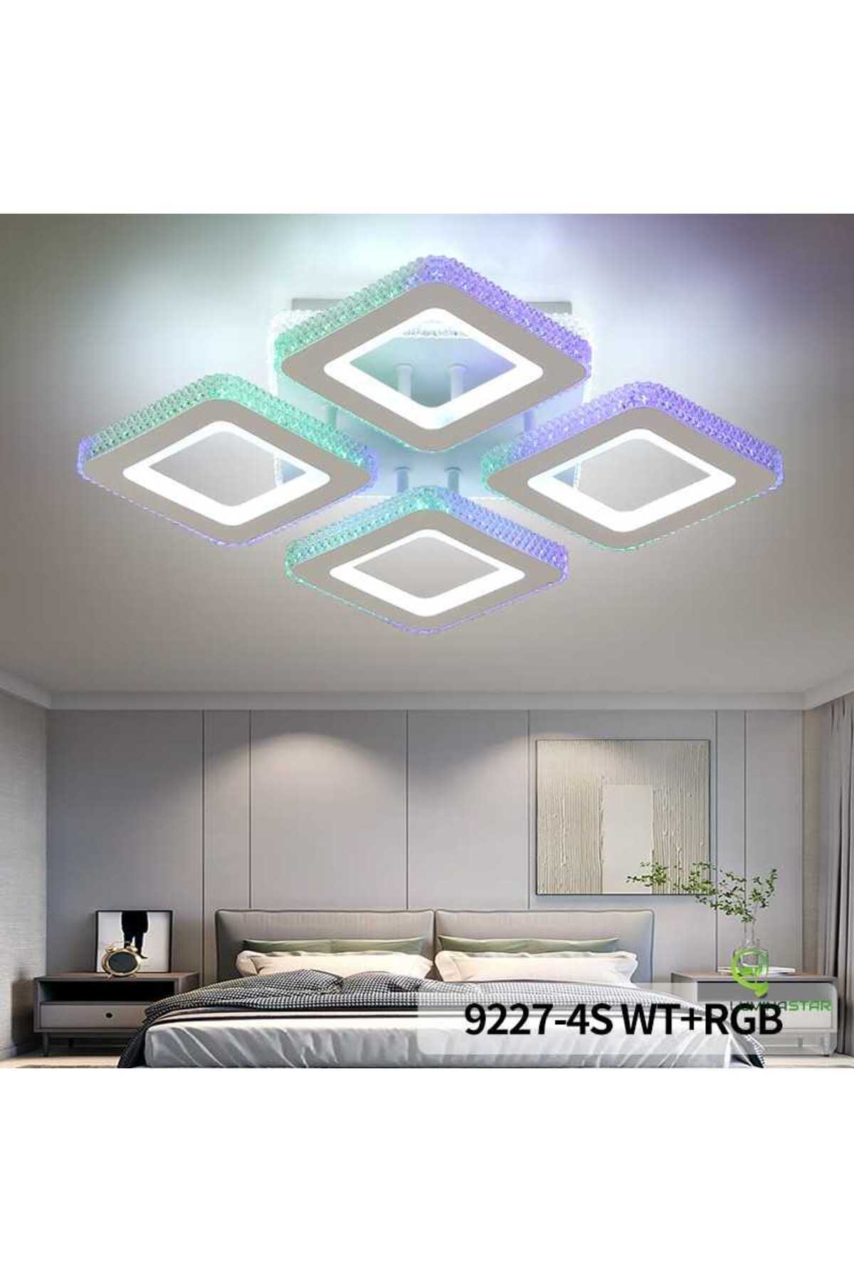 LightPlanet-Digital Smart Led Chandelier With 2.4g Wifi Remote Control, Light/cold/warm/neutral, Intensity 3