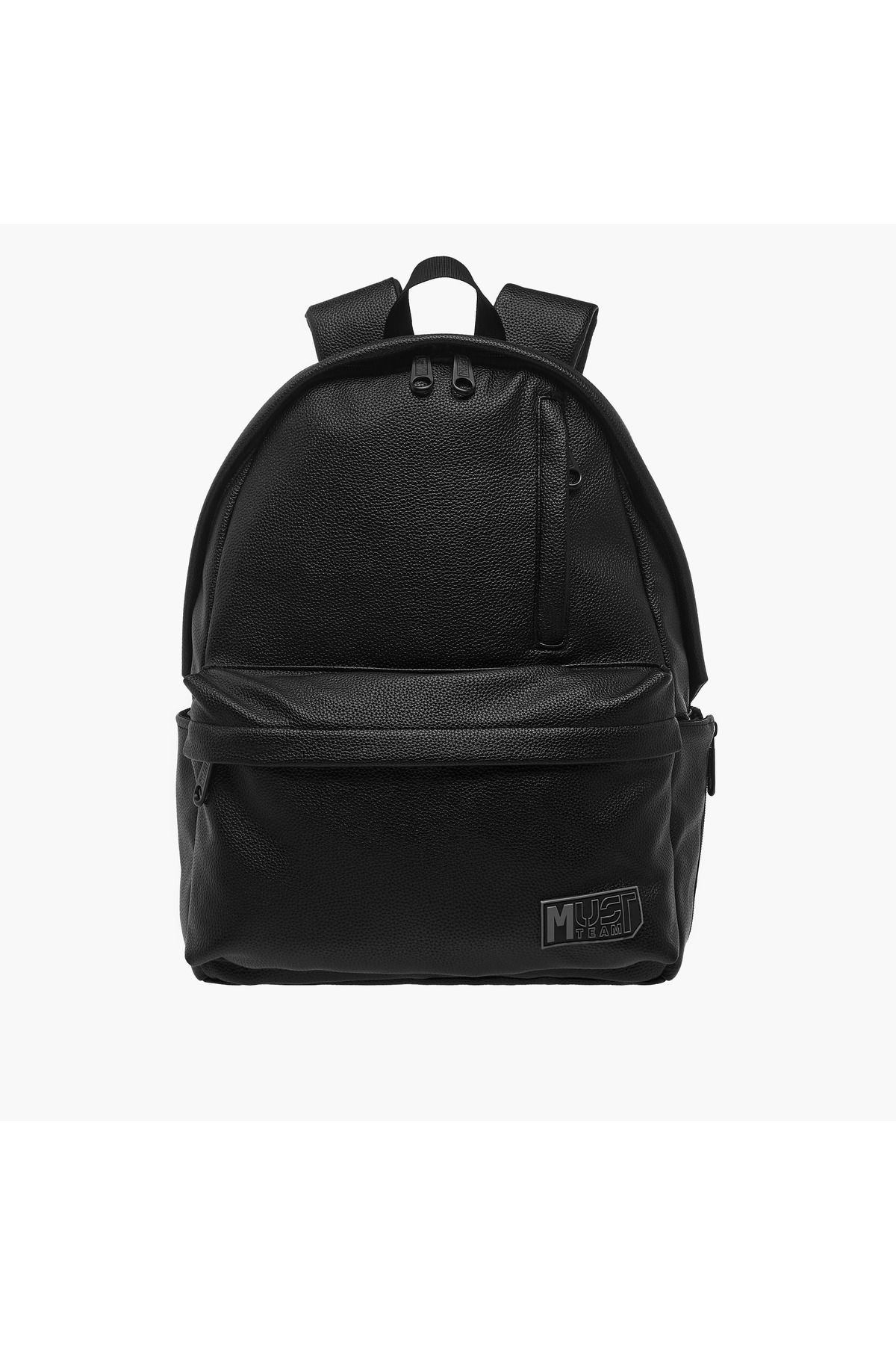 MUST-MUST Textured Backpack with Adjustable Shoulder Straps and Zip Closure - 32x17x42 cms 1