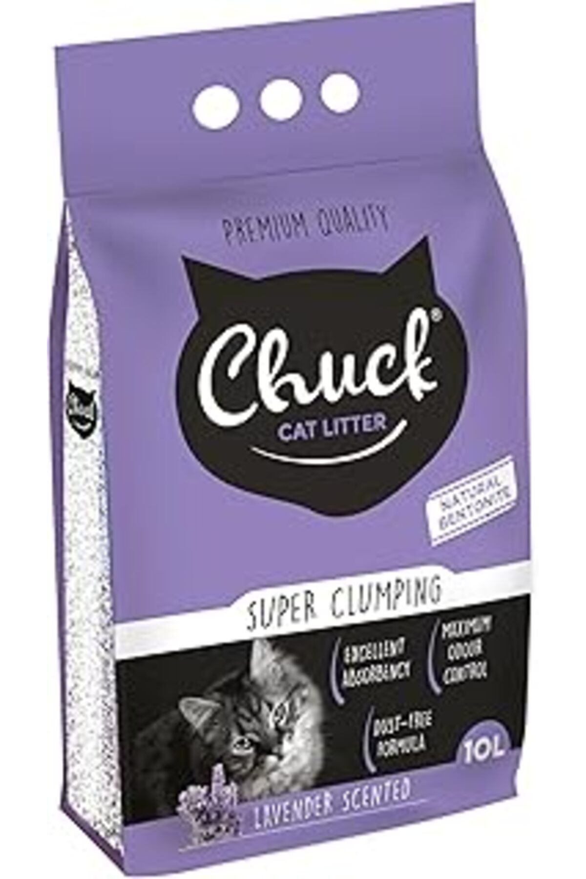 Mu Art Ahşap Chuck Kedi Kumu, 10 Lt Kalın, Lavanta