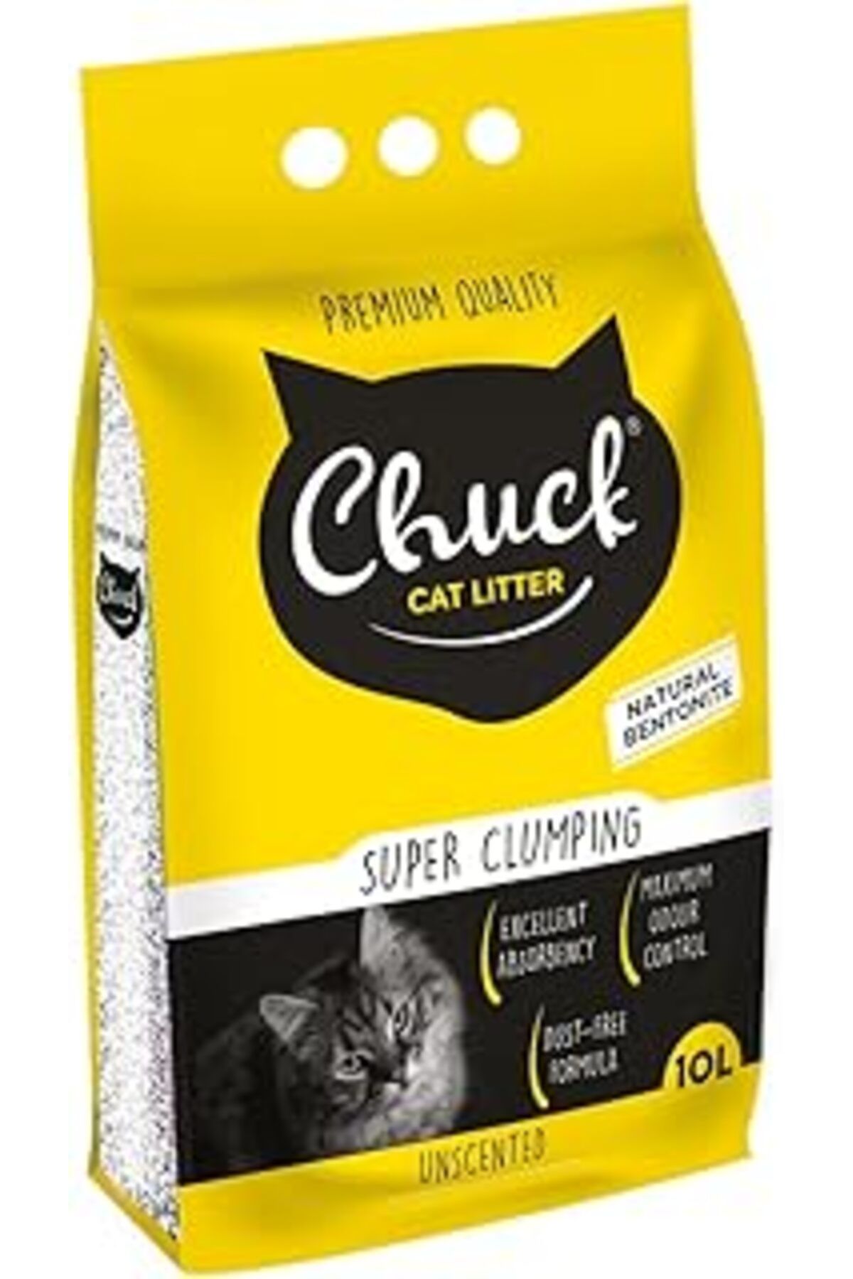 Mu Art Ahşap Chuck Kedi Kumu, 10 Lt Kalın, Kokusuz