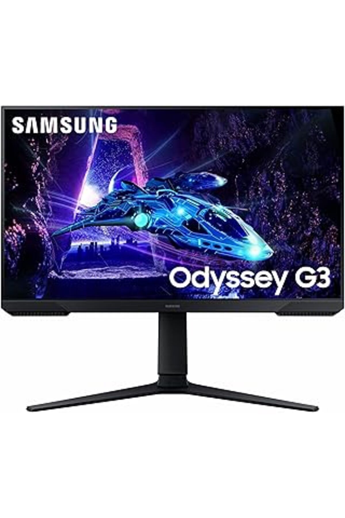 NETWORK ART Samsung Odyssey G3 Ls24Dg302Euxuf 24" Oyuncu Monitörü, 1Ms, Va, 180Hz, Freesync Premium, Has+Pivot,