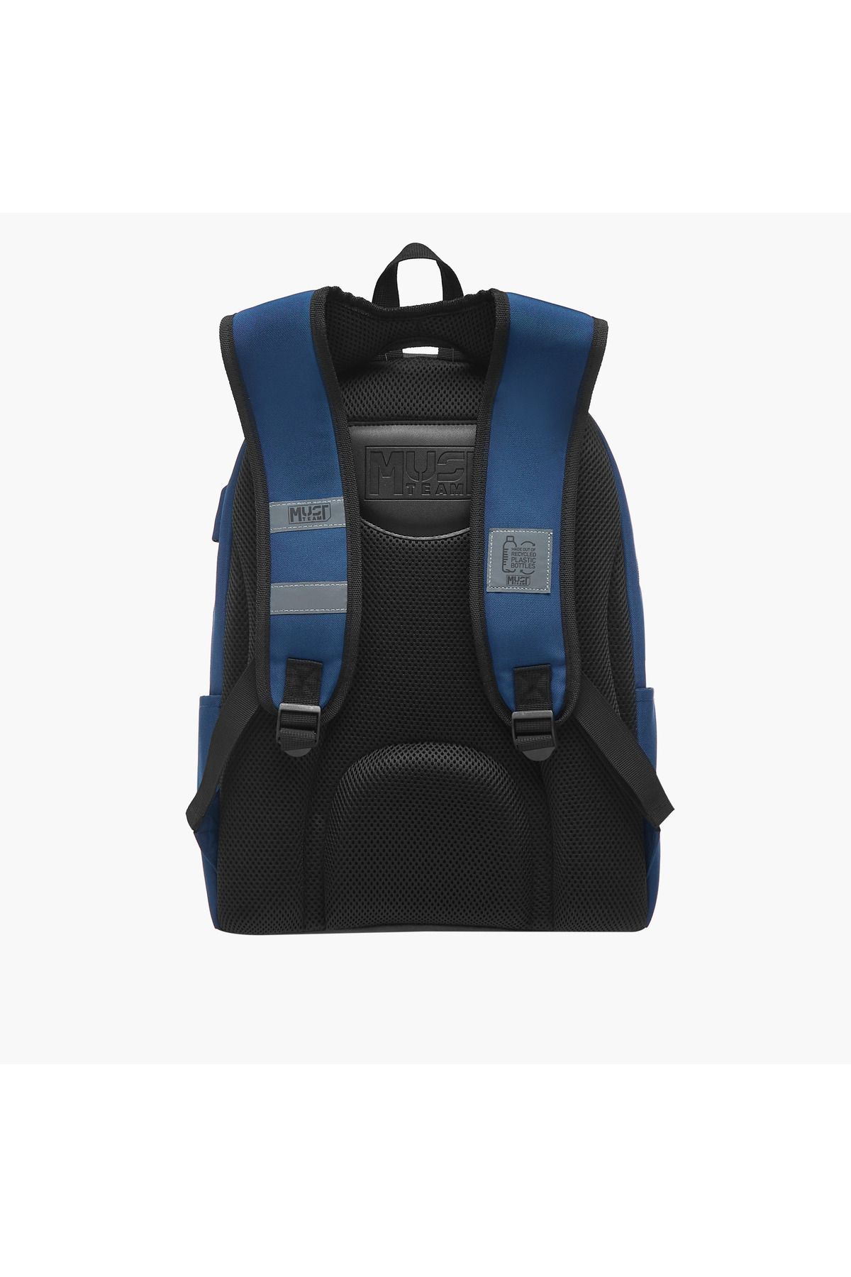 MUST-MUST Textured Backpack with Adjustable Shoulder Straps and Zip Closure - 32x19x42 cms 4