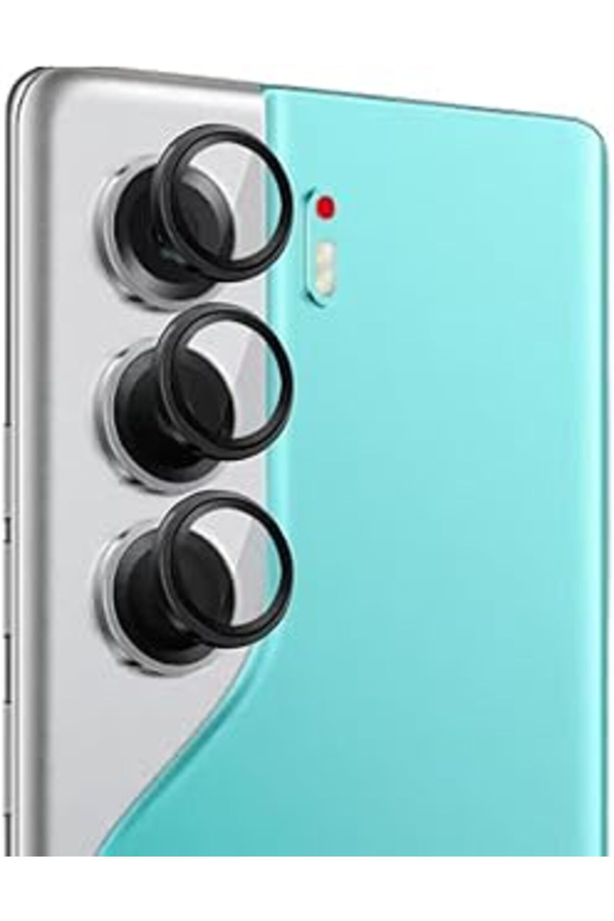 NETWORK ART Microsonic Tecno Camon 40 Pro Tekli Kamera Lens Koruma Camı Siyah
