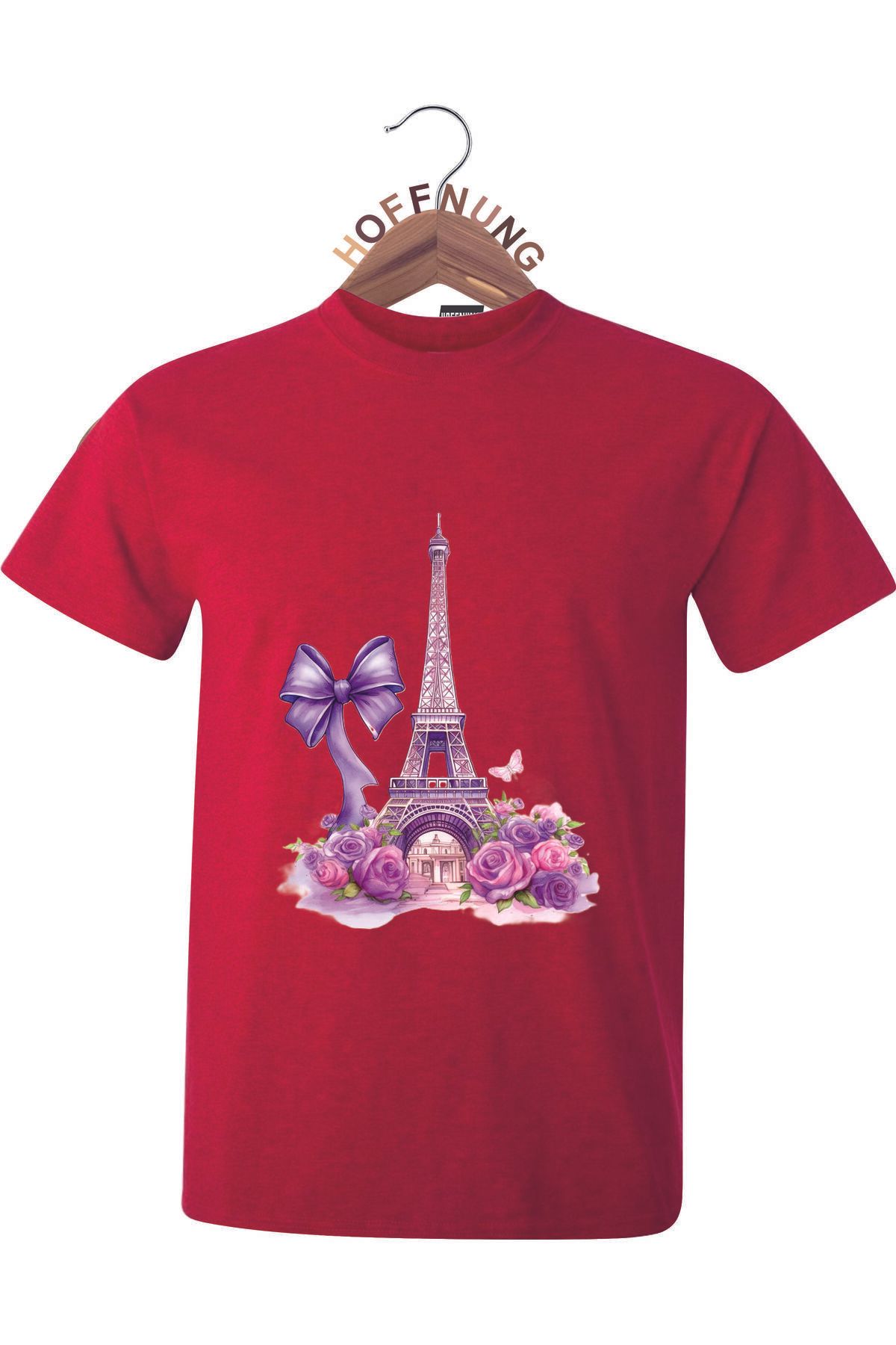 HOFFNUNG T SHIRTEIFFEL TOWER AND RIBBON oversize