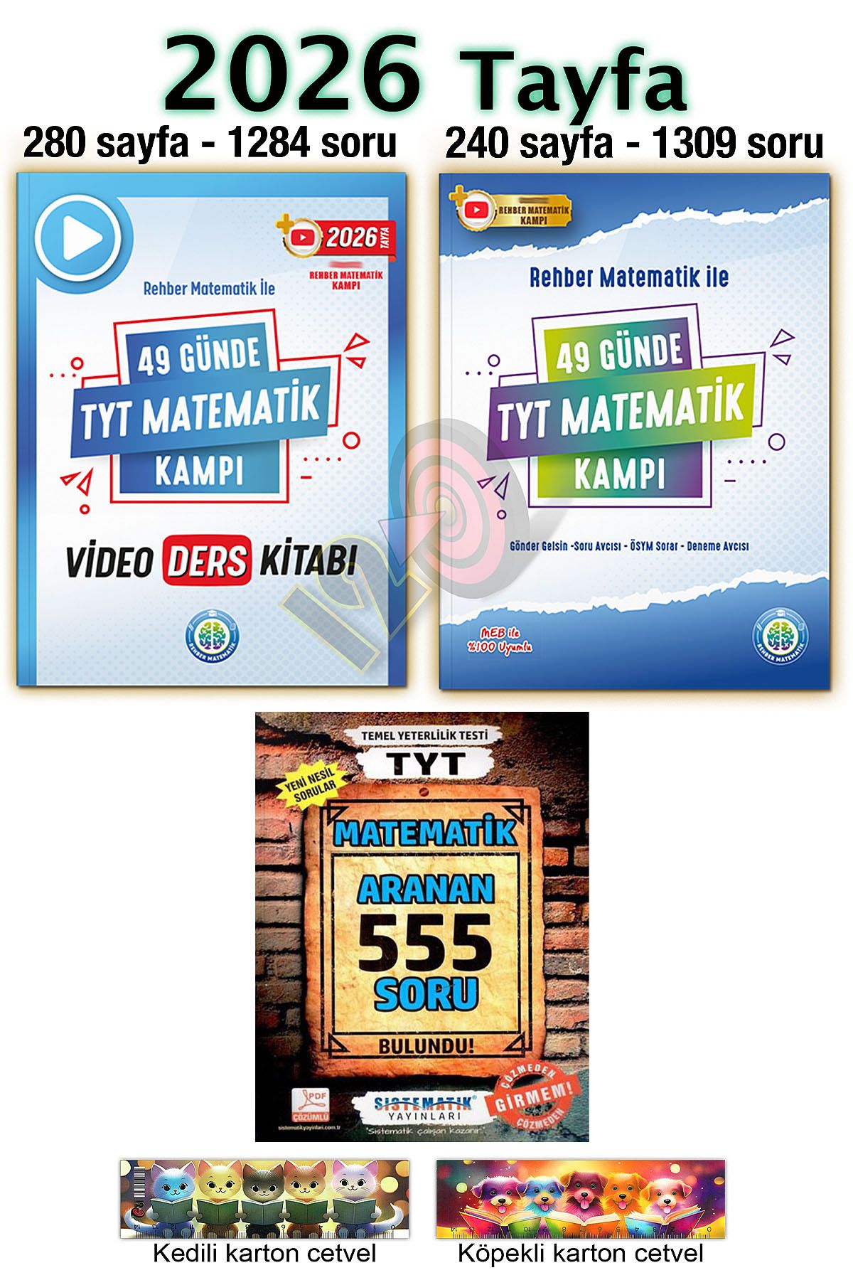 REHBER MATEMATİK YAYINLARI 49 Günde 2026 TYT Matematik Kamp Video Ders Notları