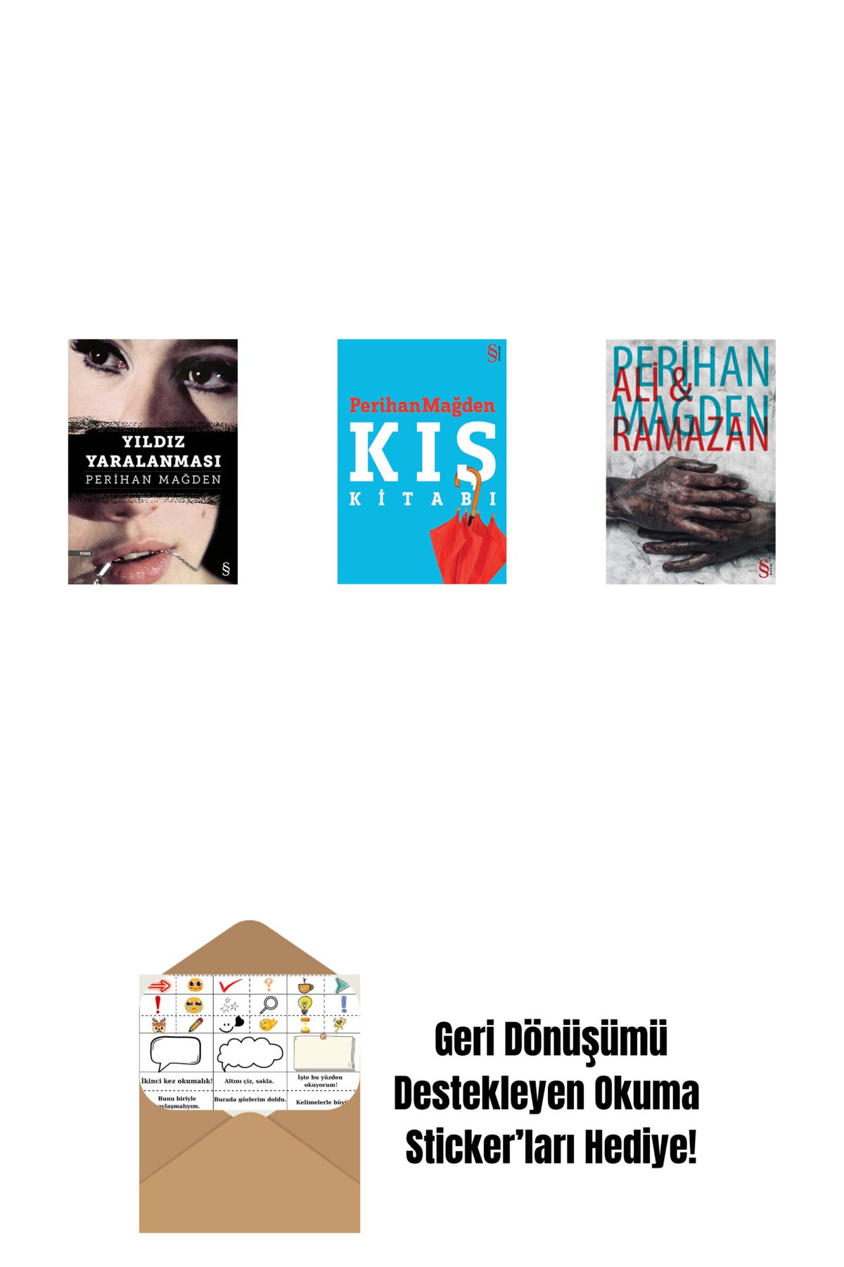 Everest Yayınları Yıldız Yaralanması + Kış Kitabı + Ali and Ramazan + Okuma Sticker'ları