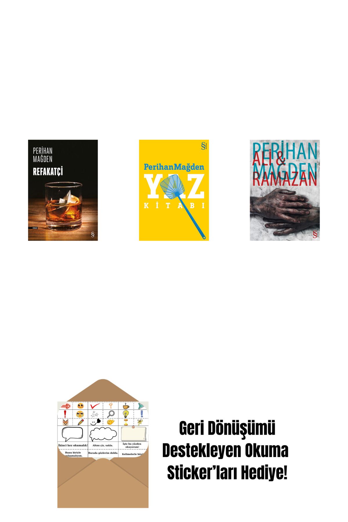 Everest Yayınları Refakatçi + Yaz Kitabı + Ali and Ramazan + Okuma Sticker'ları