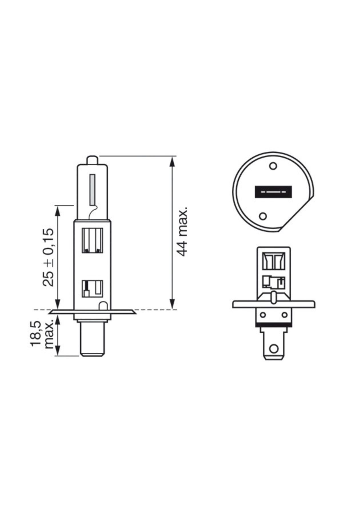 Bosch-Bec 12V H1 55W Pure Light Bosch 4