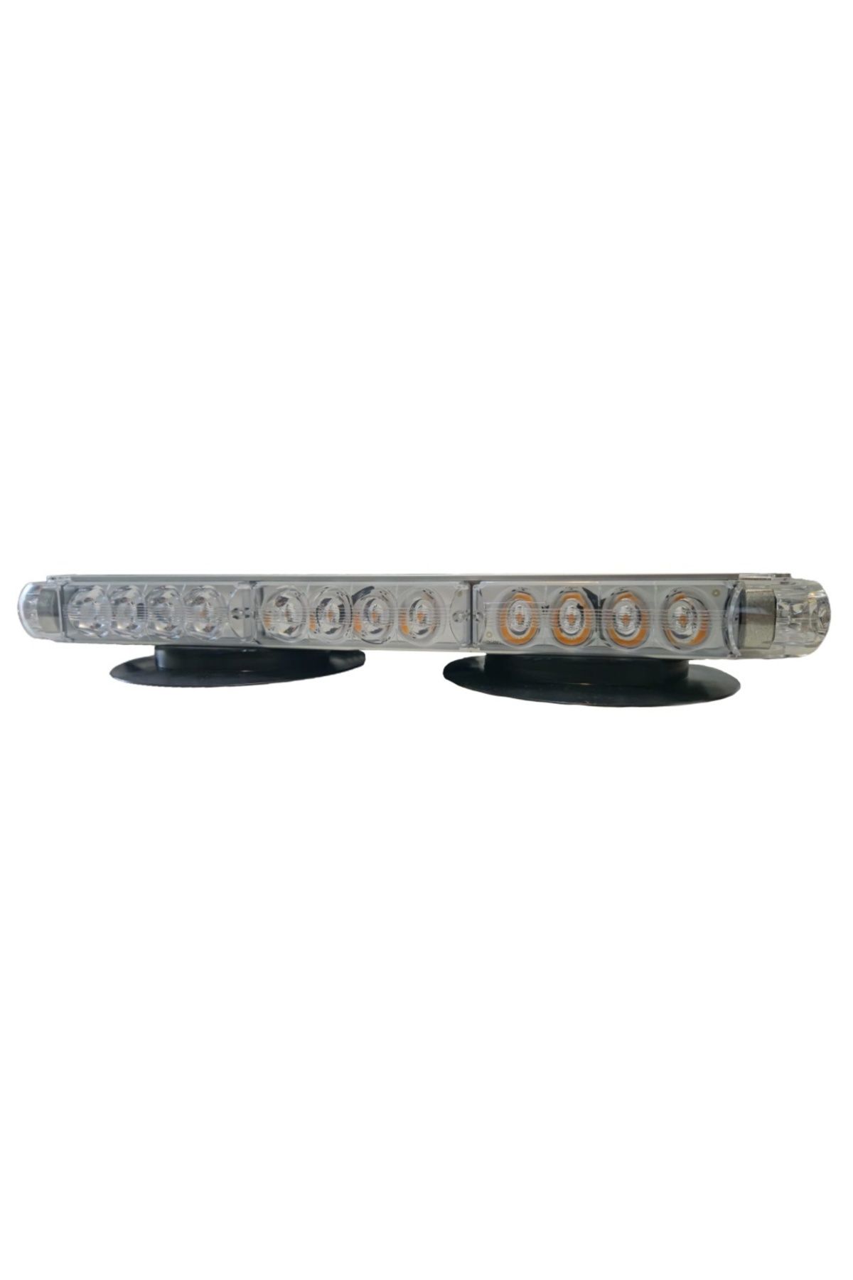 CED AUTO TRADE Mini Rampa Girofar Lungime 40 Cm, Led, Cu Magnet, 32 W, 12-24v Culoare Portocalie - One Size