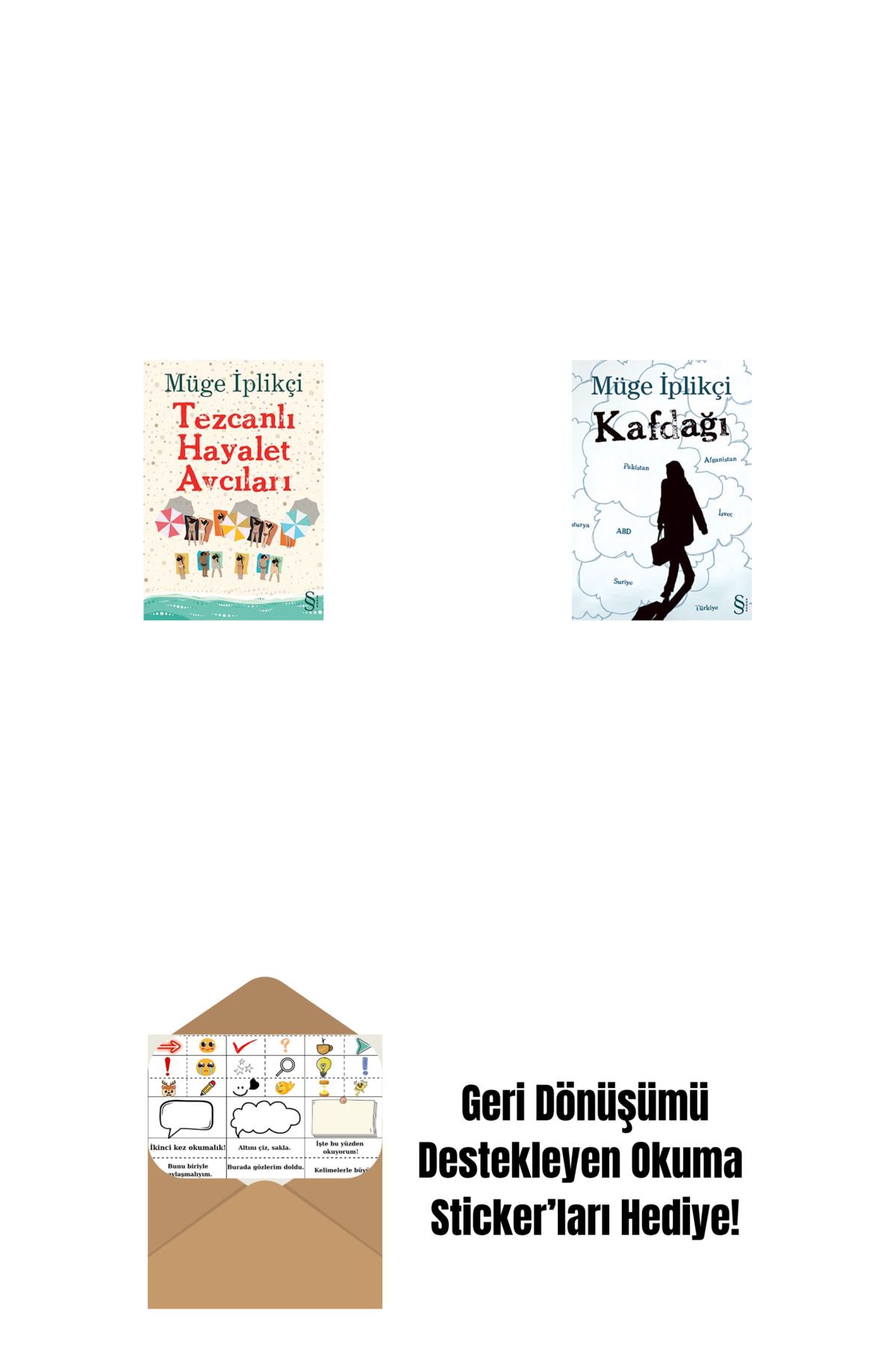 Everest Yayınları Tezcanlı Hayalet Avcıları + Kafdağı + Okuma Sticker'ları