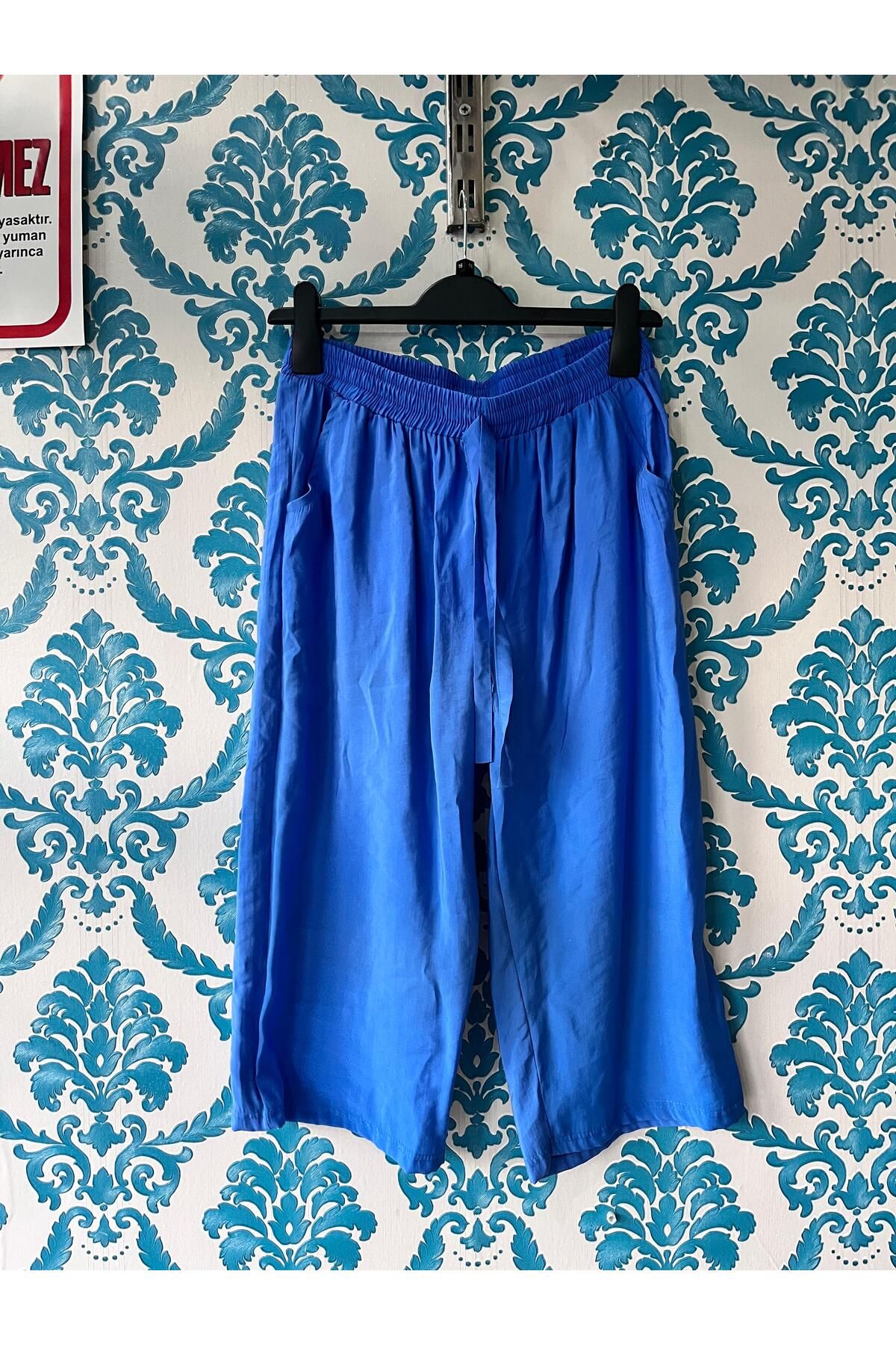 Sublime Butik Unisex Ayrobin Düz Kapri/Şort