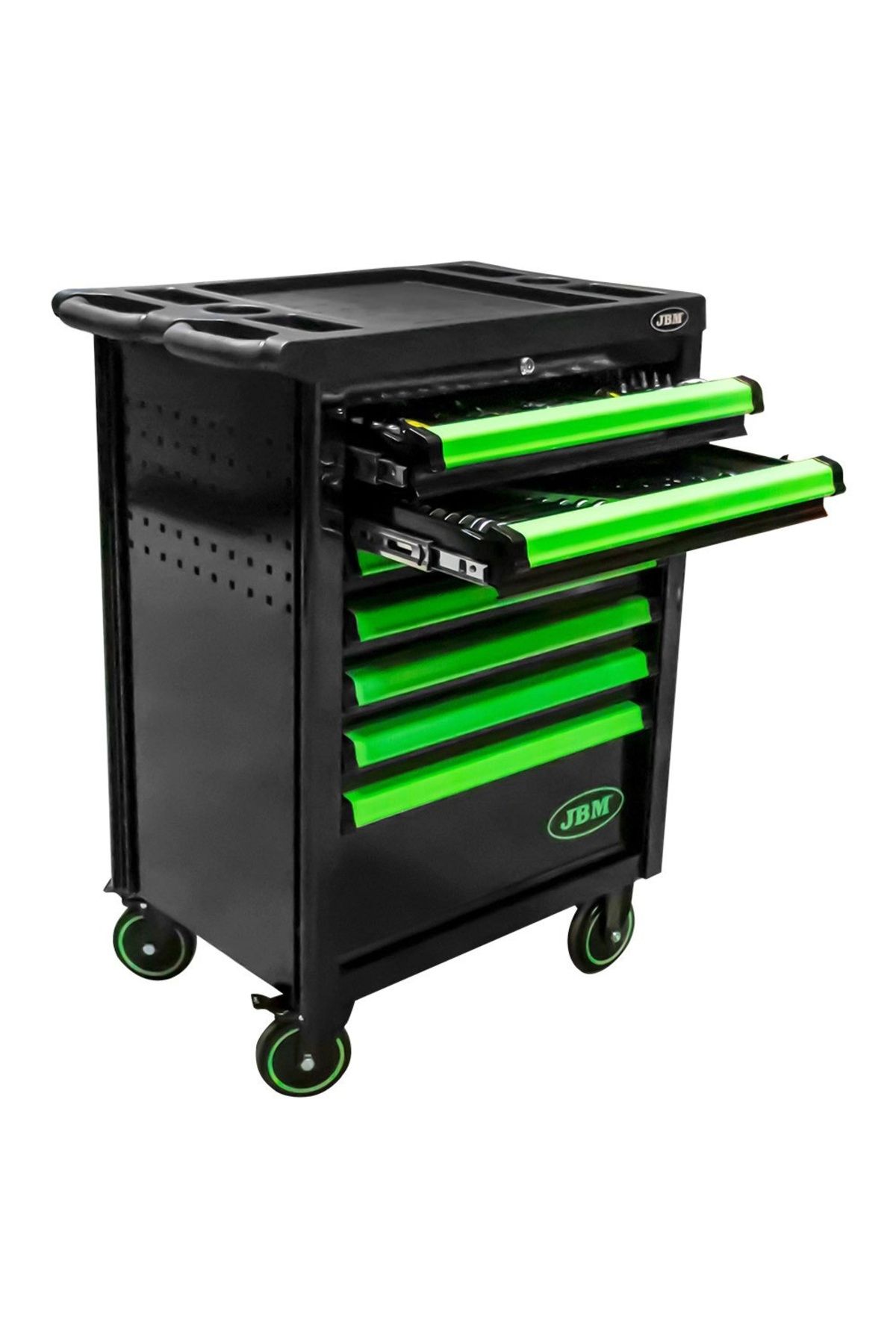 JBM-7-DRAWER CABINET. GREEN. WITH ENGINE TIMING TOOL SET 3