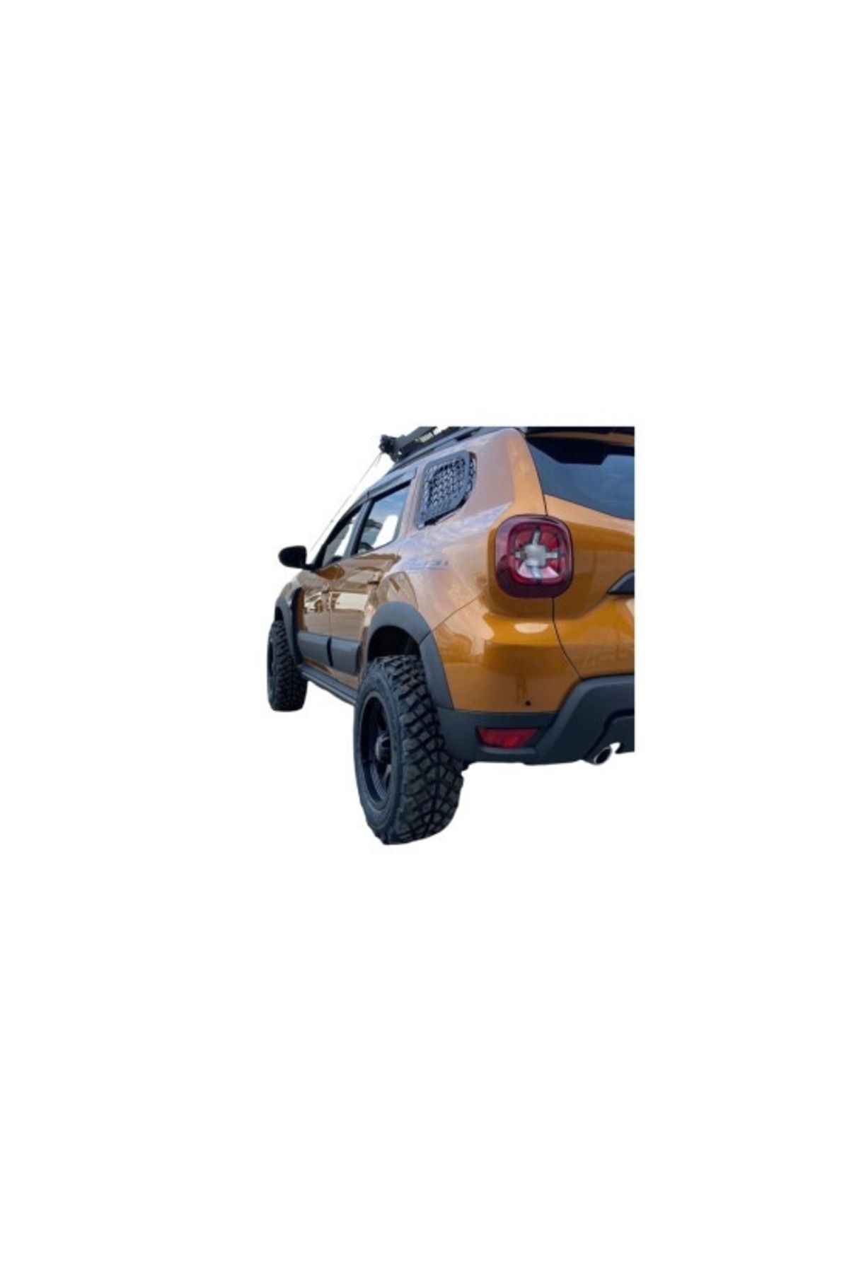 CED AUTO TRADE-Set protectii aripa si usi overfendere, compatibil Dacia Duster 2018->, plastic ABS 2