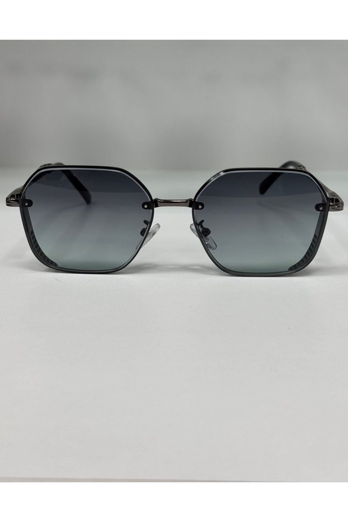 VLDORO Unisex Füme geometrik güneş gözlüğü
