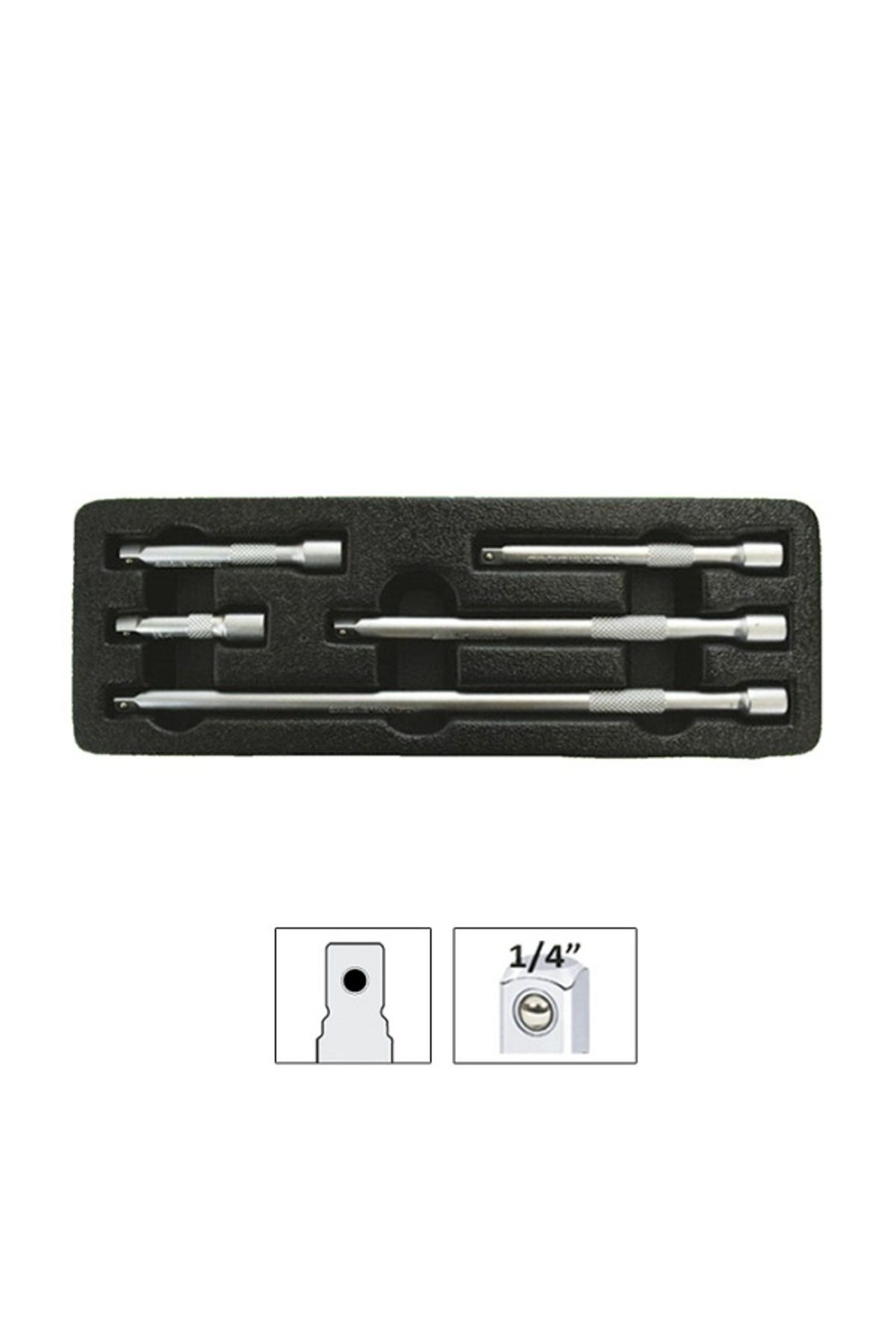 JBM-JBM 1/4` EXTENSION BIT SET WITH NORMAL HEAD 1