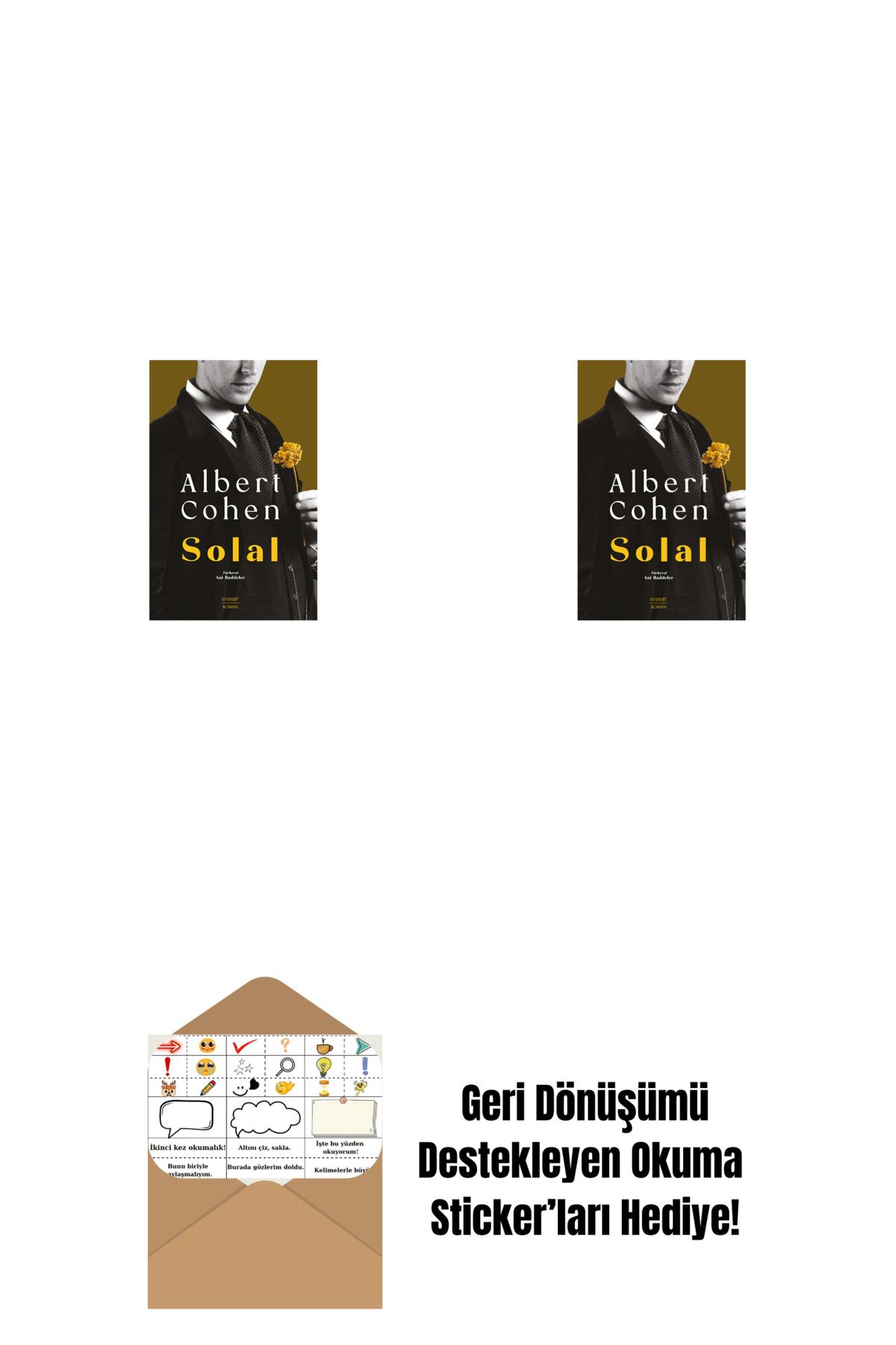 Everest Yayınları Solal + Solal (Ciltli) + Okuma Sticker'ları