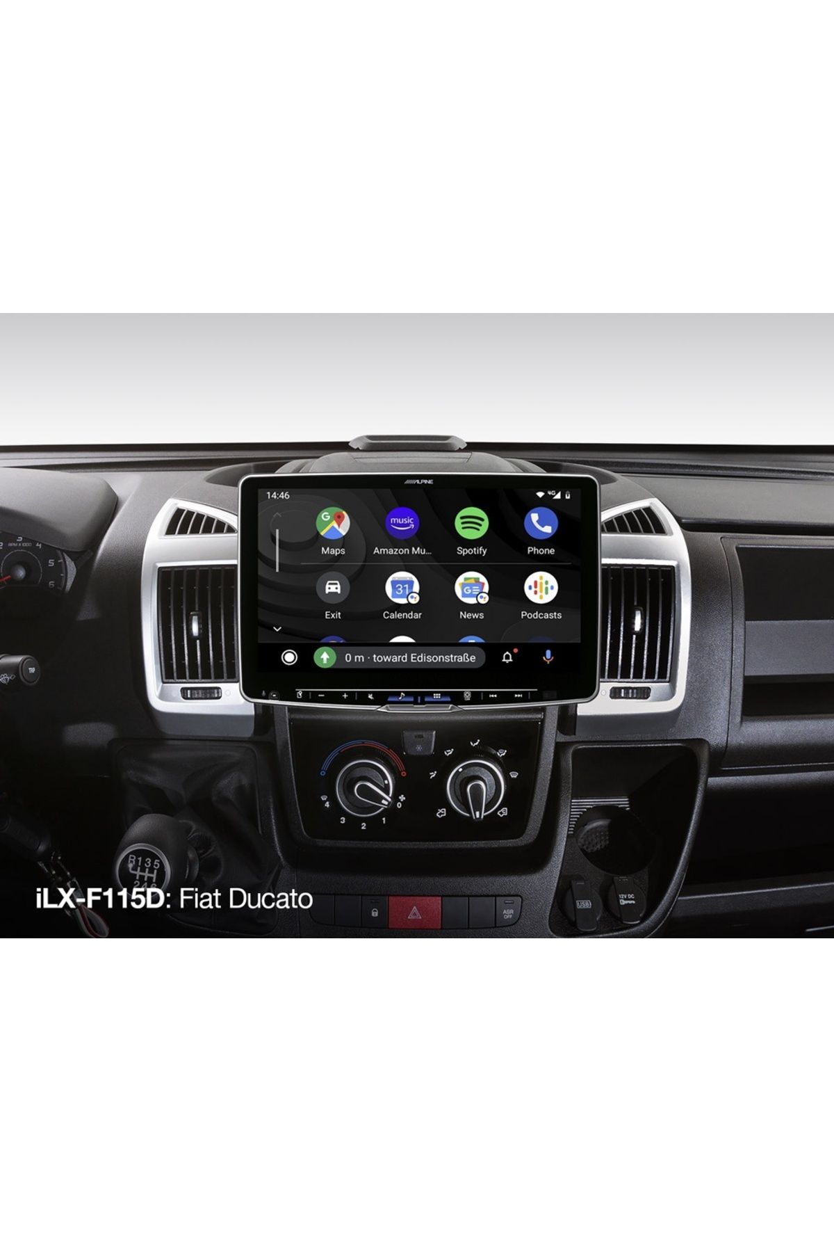 Alpine-ILX-F115D Multimedia system with 11'' screen Android Auto and Apple CarPlay 4