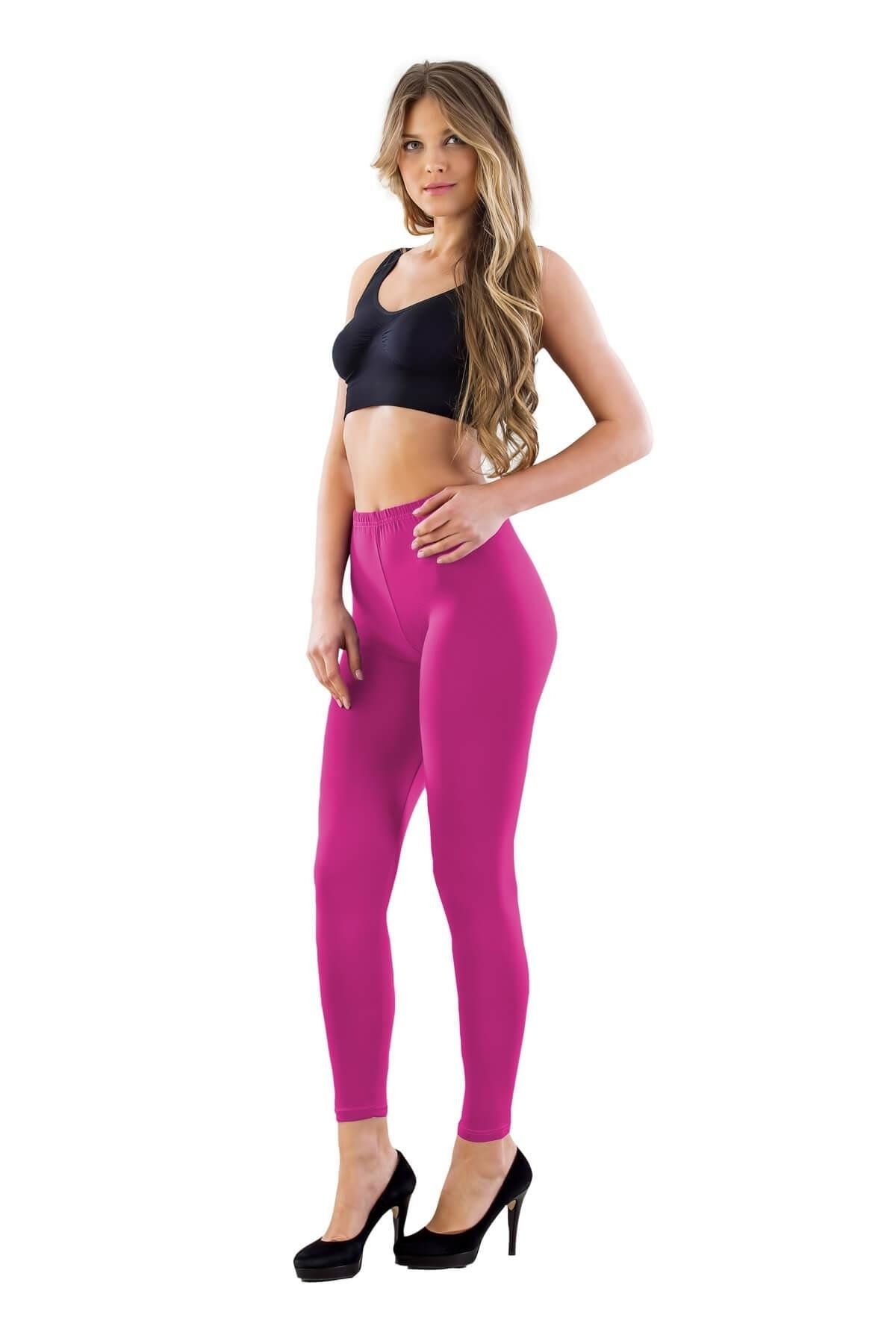 mtm My The Mall Fuşya Mı Emay 7700 Likralı Uzun Battal Tayt