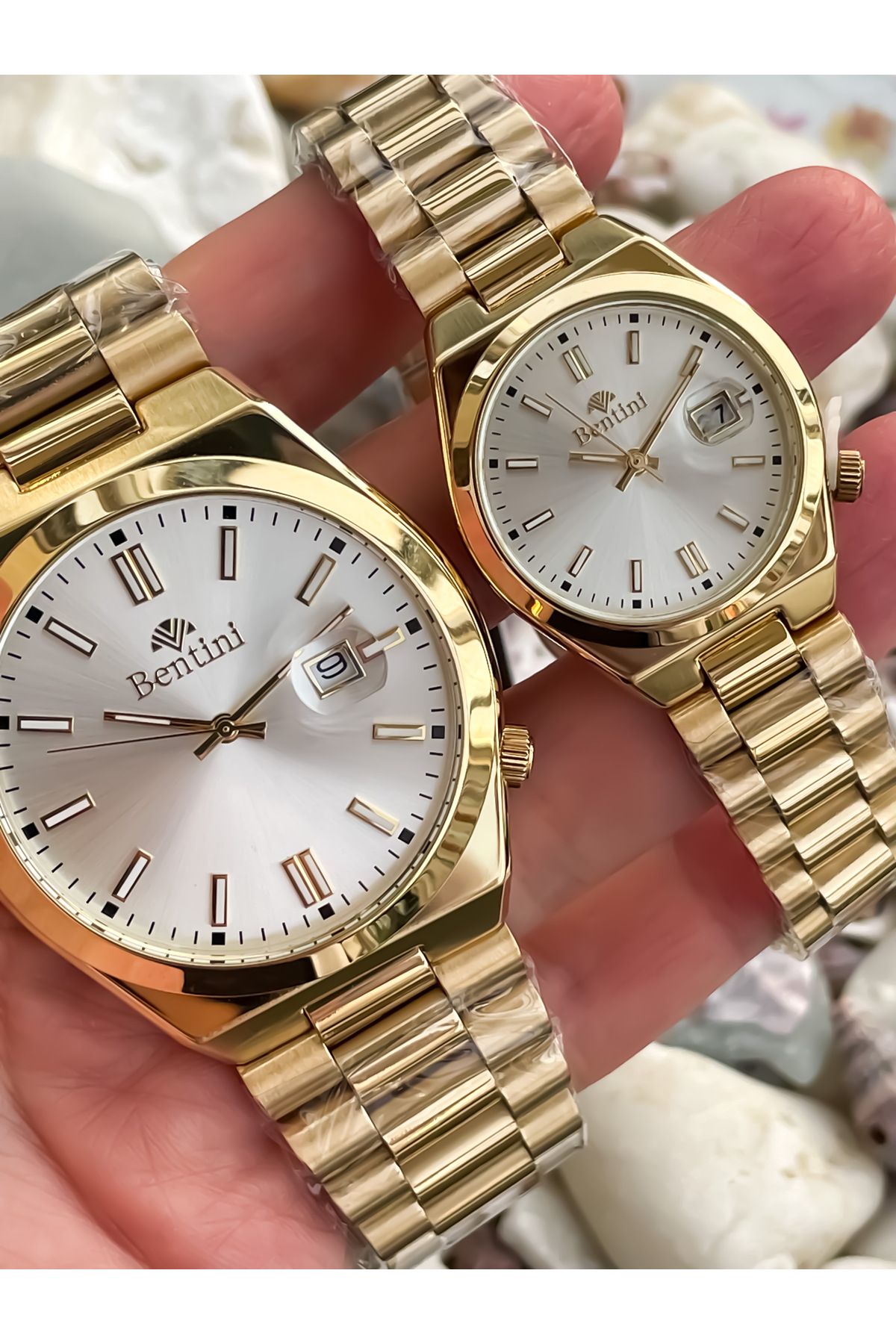 Bentini YENİ SEZON ÇELİK SEVGİLİ SAATİ BAY SAAT KADIN ERKEK SAAT ÇİFT SAATİ SEVGİLİLER GÜNÜ HEDİYESİ
