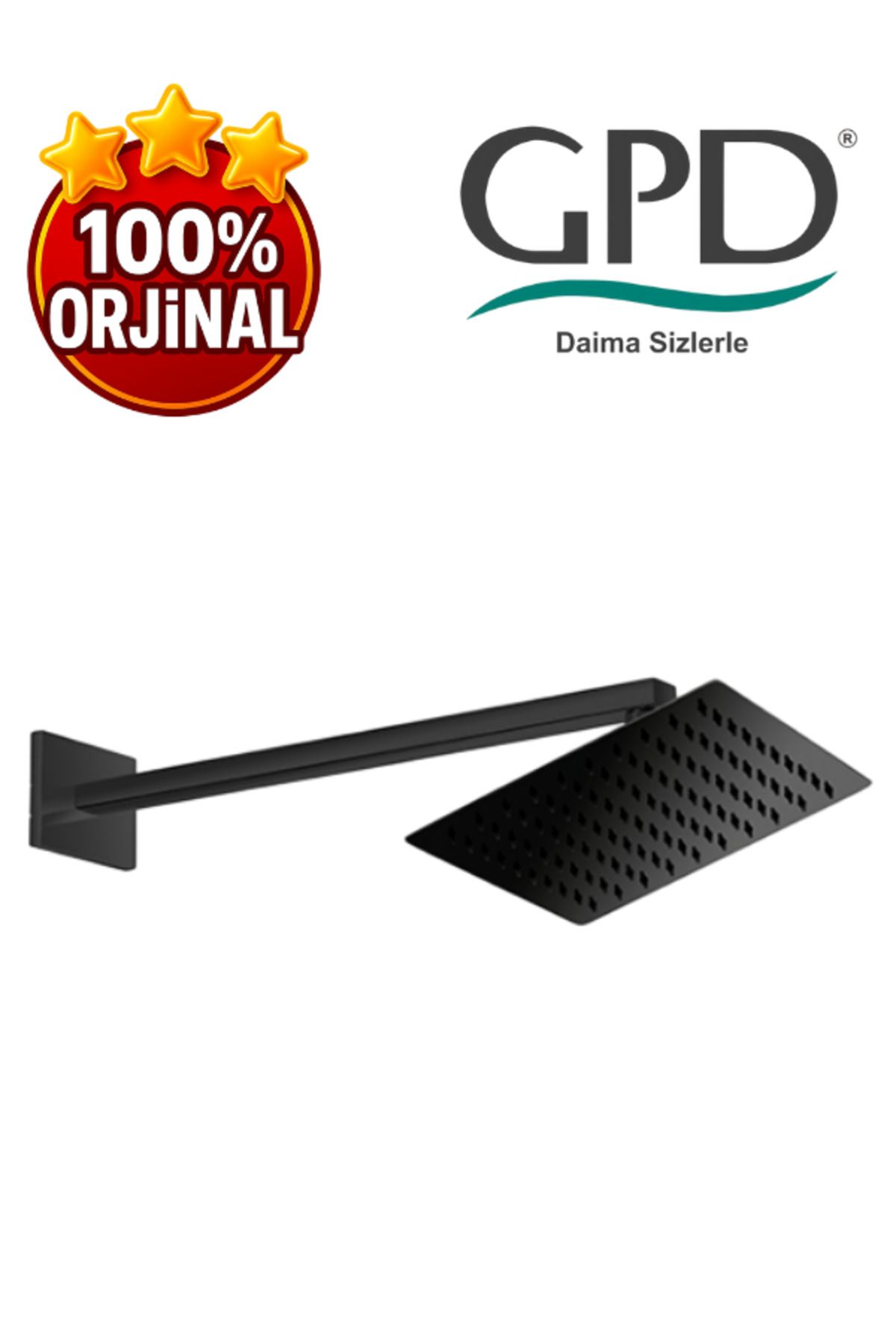 GPD ADS27-S Ankastre Duş Başlığı (Duvardan_200X200)