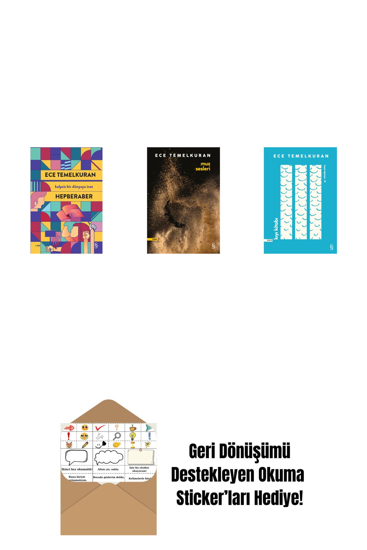 Everest Yayınları Hepberaber + Muz Sesleri + Kıyı Kitabı + Okuma Sticker'ları