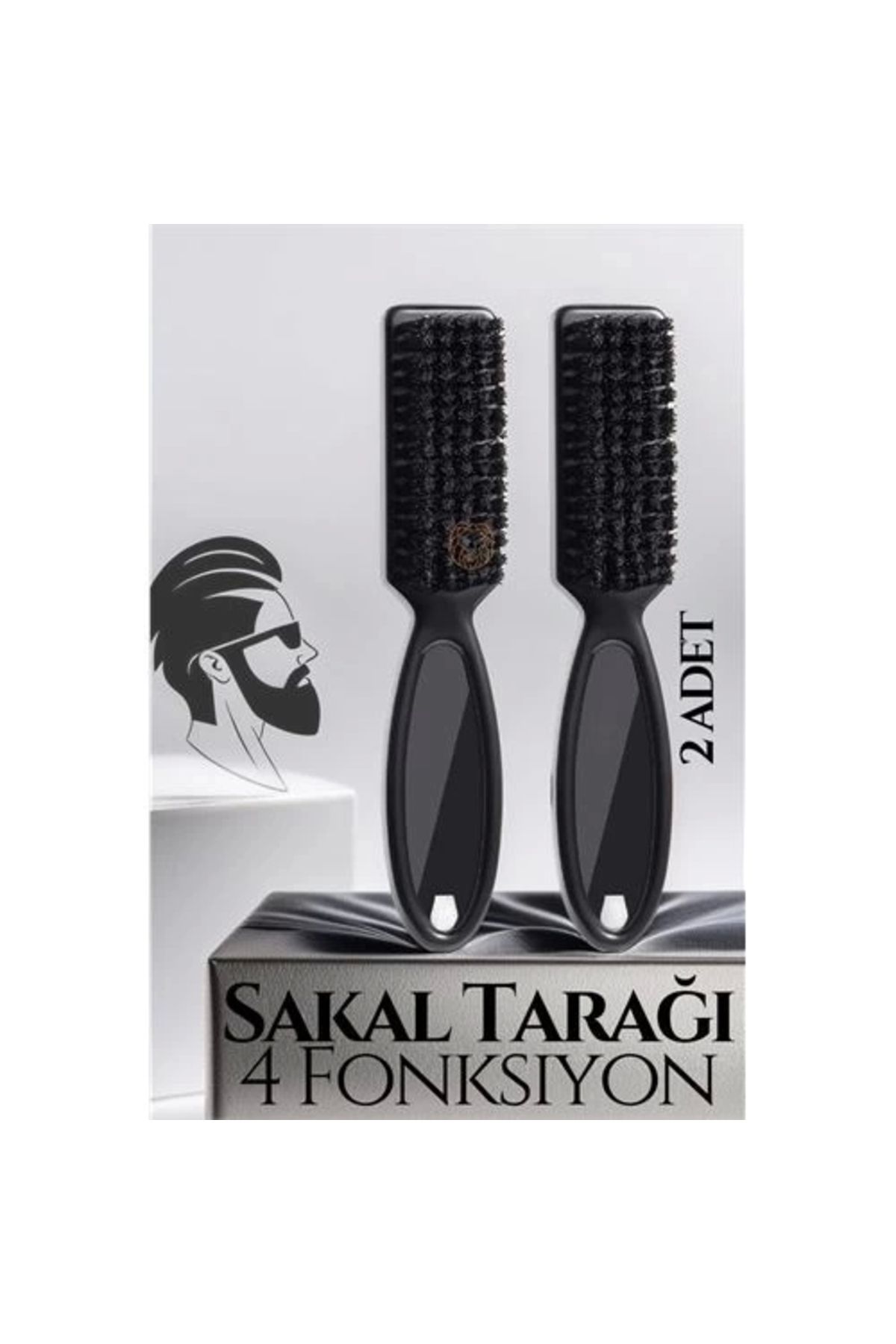 Generic Sakal Tarama Fırçası 2 Lİ SET Absolute Professional