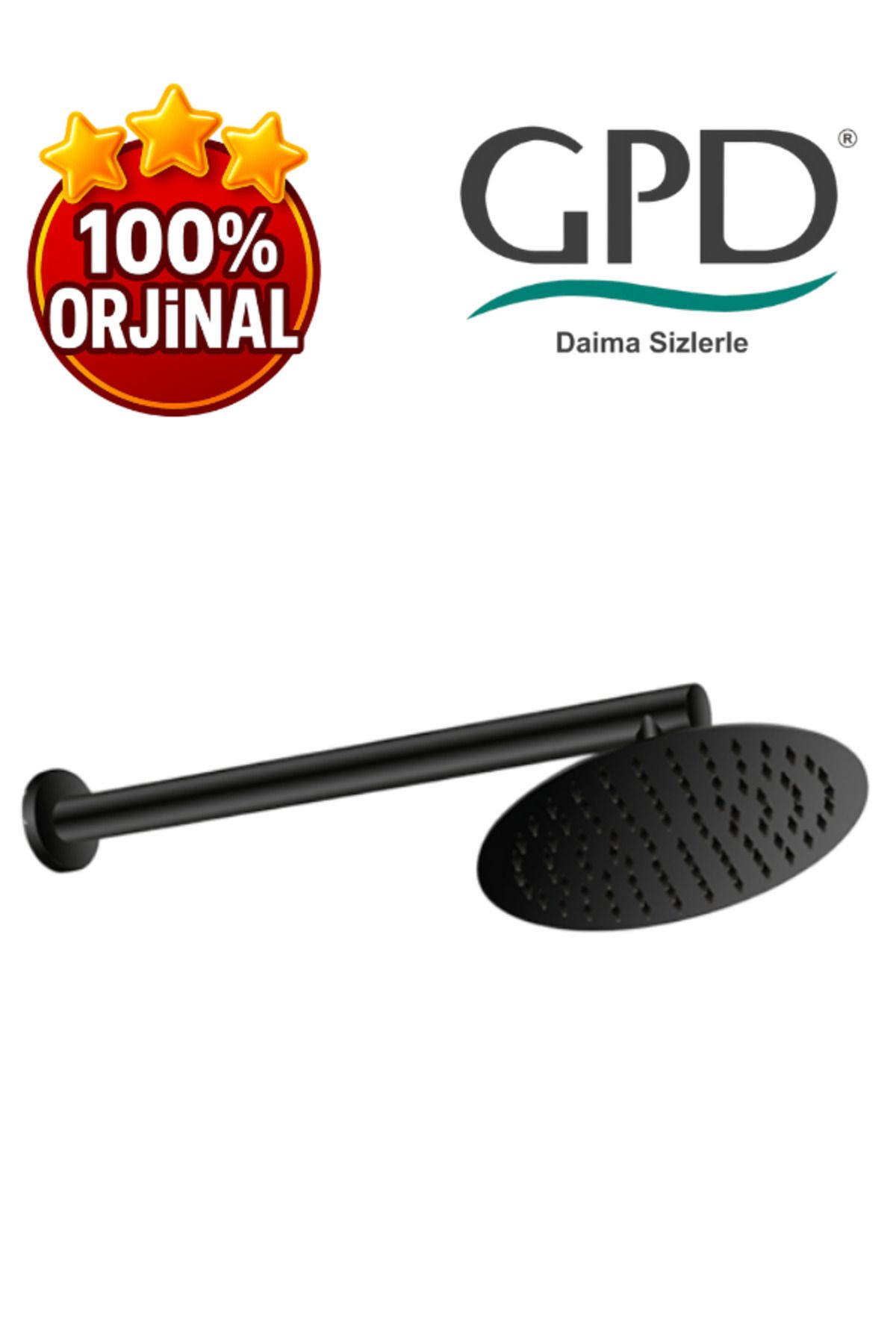 GPD ADS28-S Ankastre Duş Başlığı (Duvardan_Ø200)