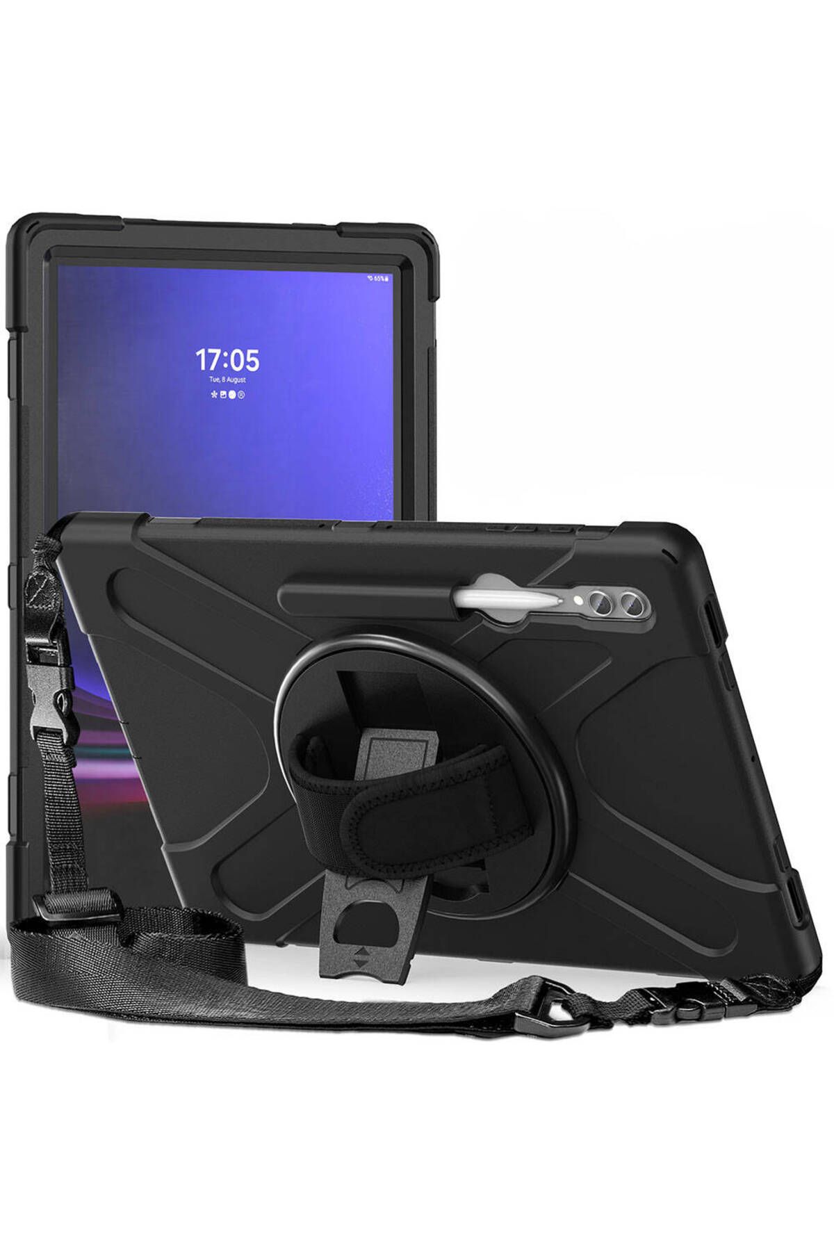 Megafox Teknoloji Samsung Galaxy Tab S10 Ultra Uyumlu Zore Defender Tablet Silikon