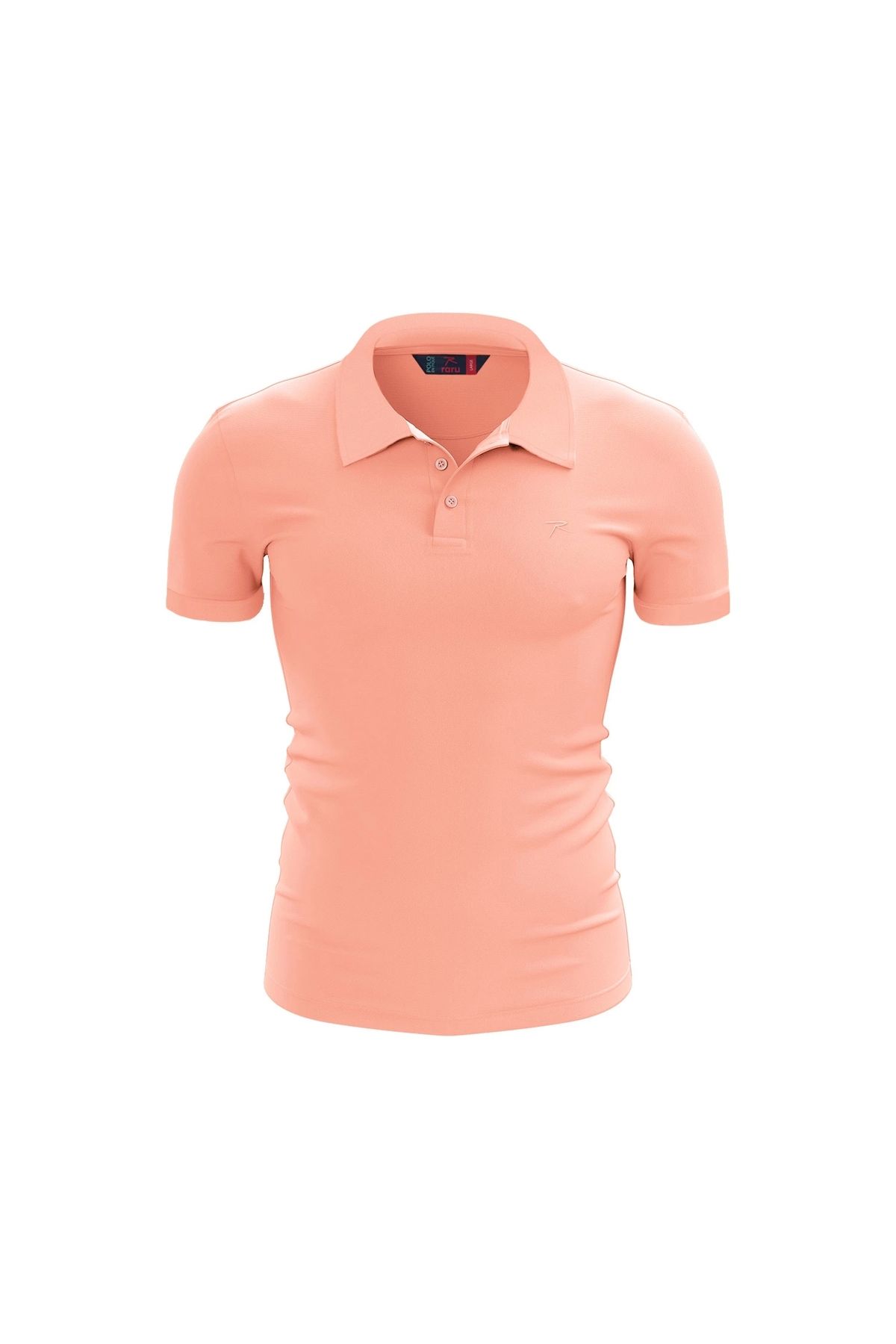 raru %100 Pamuk Polo T-Shirt IMPERO PEMBE