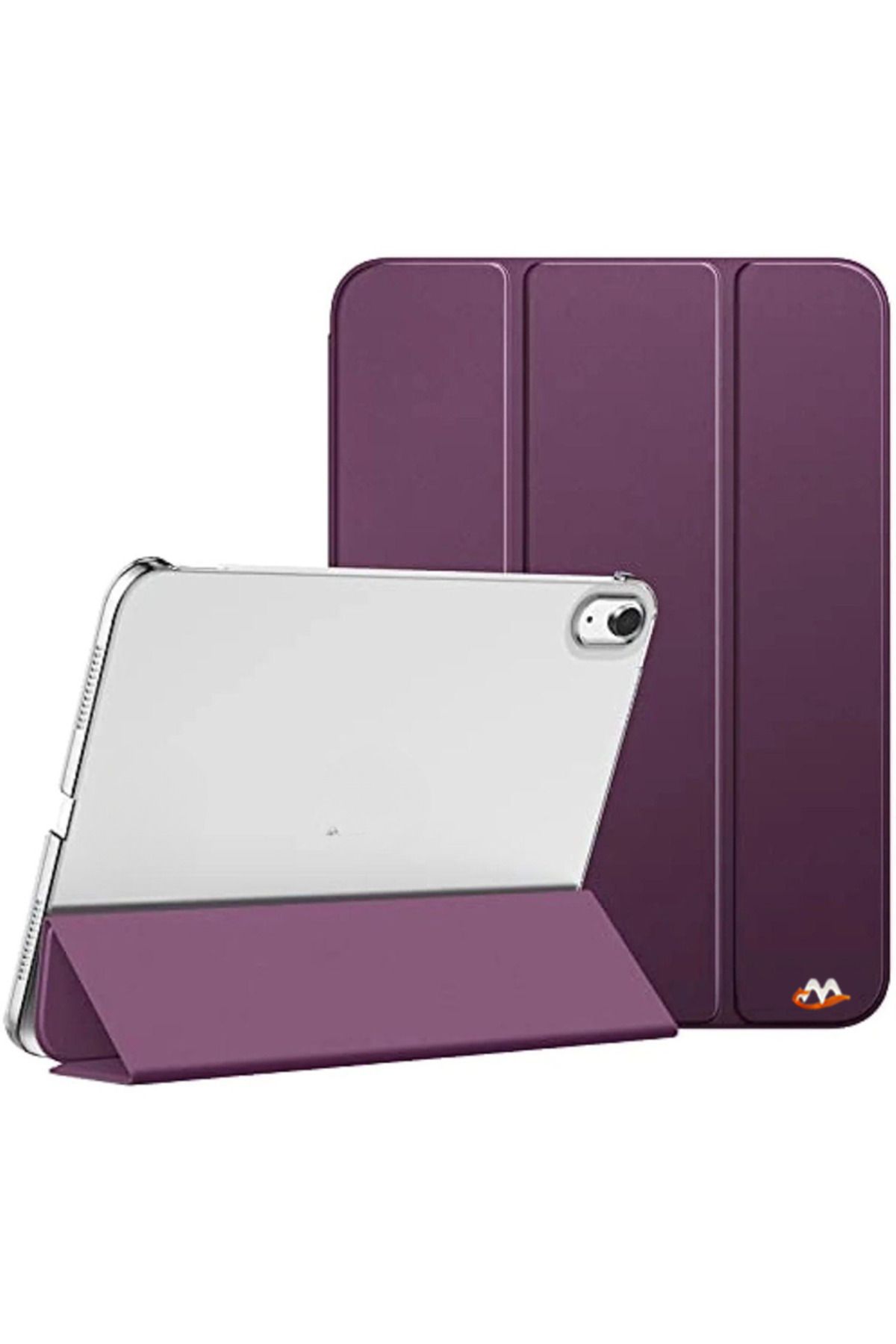 Megafox Teknoloji Apple iPad Air 10.9 2022 Uyumlu (5.Nesil) Zore Smart Cover Kalem Bölmeli Standlı 1-1 Kılıf