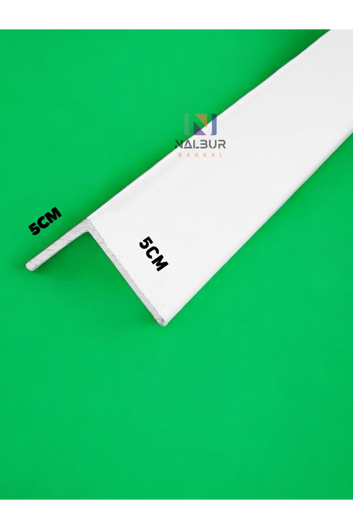 Nalbur Bakkal 5x5cm Alüminyum L Köşe Profil 100cm Renk Seçiniz