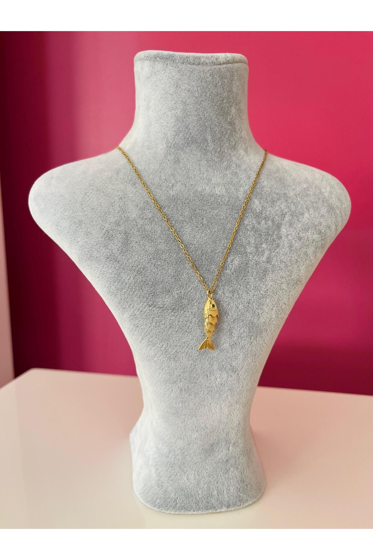 Asteria Jewelry Çelik Balık Kolye