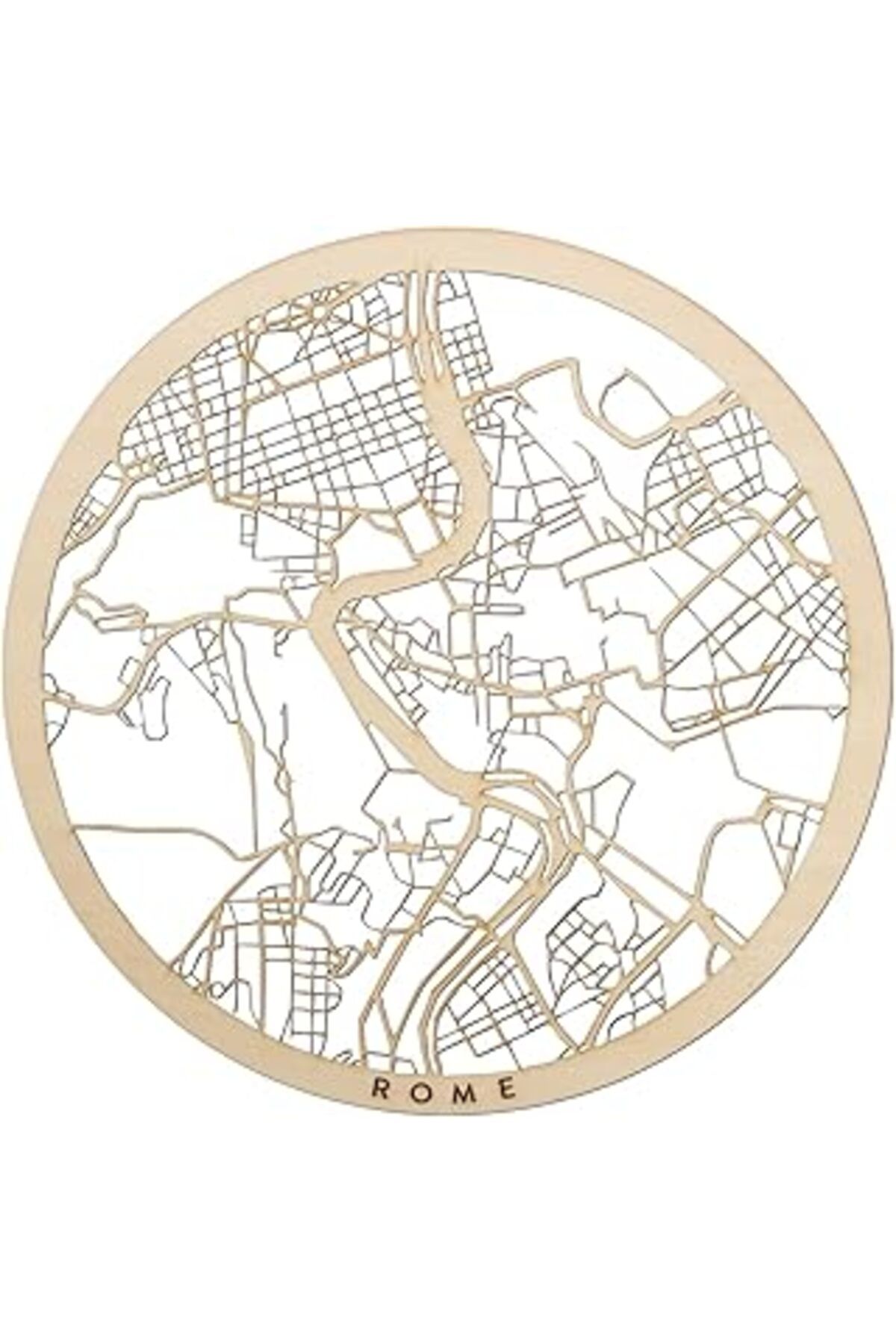 Pazarcan Rome Ahşap Şehir Haritası