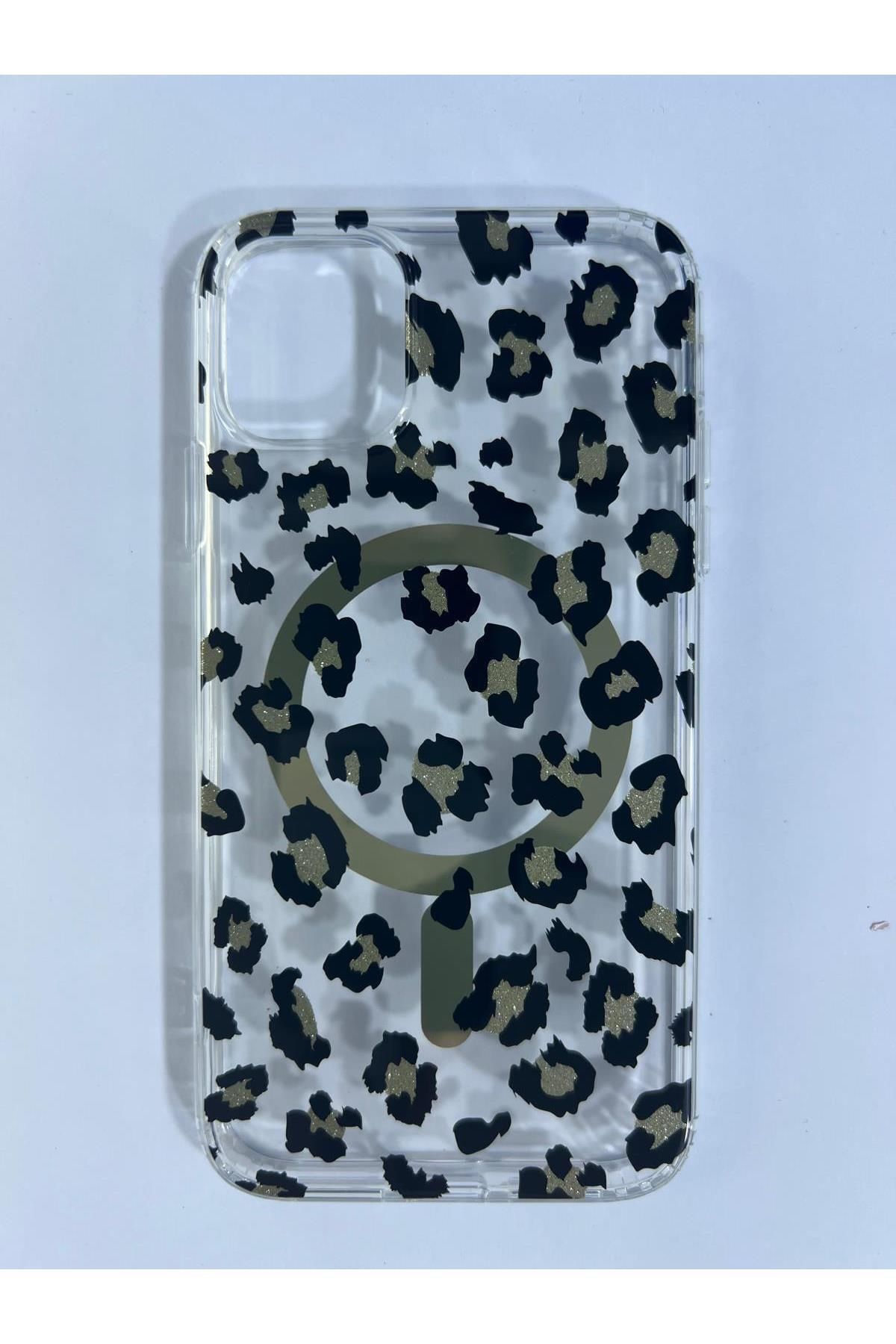 Amorix ARMORİX İPHONE 11 MAGSAFELİ GOLD VE SİYAH DESENLİ KILIF