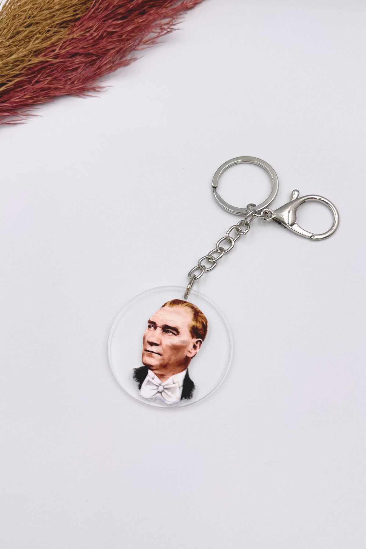 Lusida Design Mustafa Kemal Atatürk Temalı Anahtarlık ve Çanta Süsü