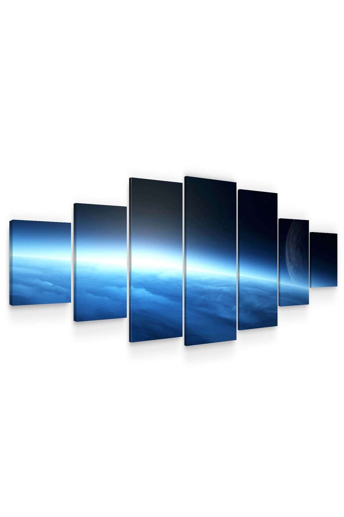 startonight-Set Tablou DualView Startonight Univers albastru, 7 piese, 100 x 240 cm 1