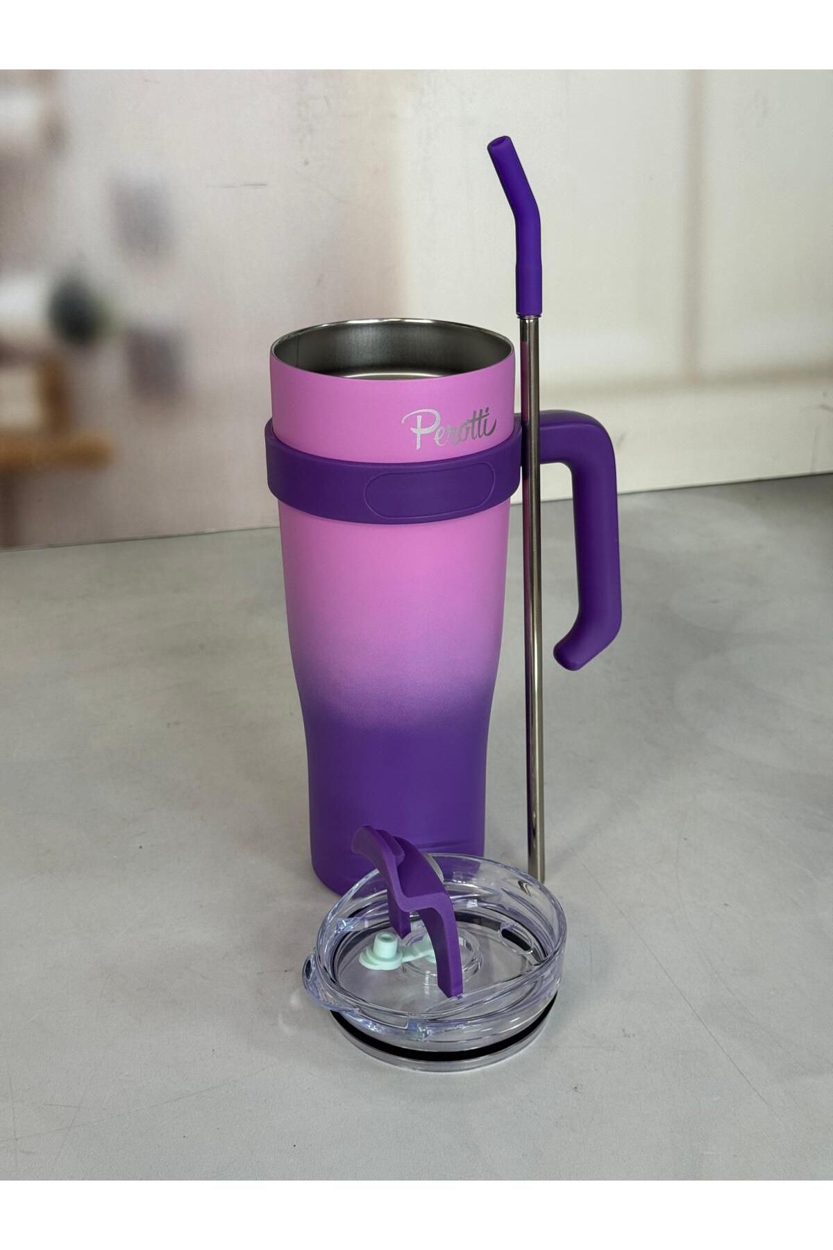 Perotti COLLE V4 PASLANMAZ ÇELİK TERMOS 1200 ML mor