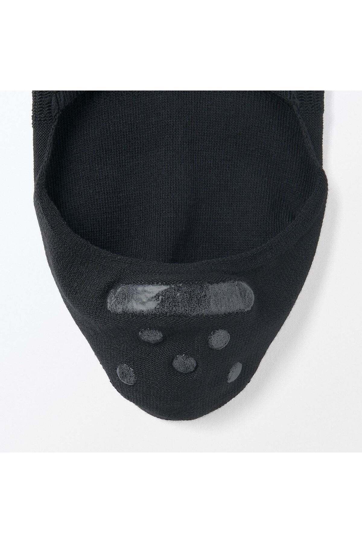 Muji-Thin No-Show Socks With Heel Grip 3