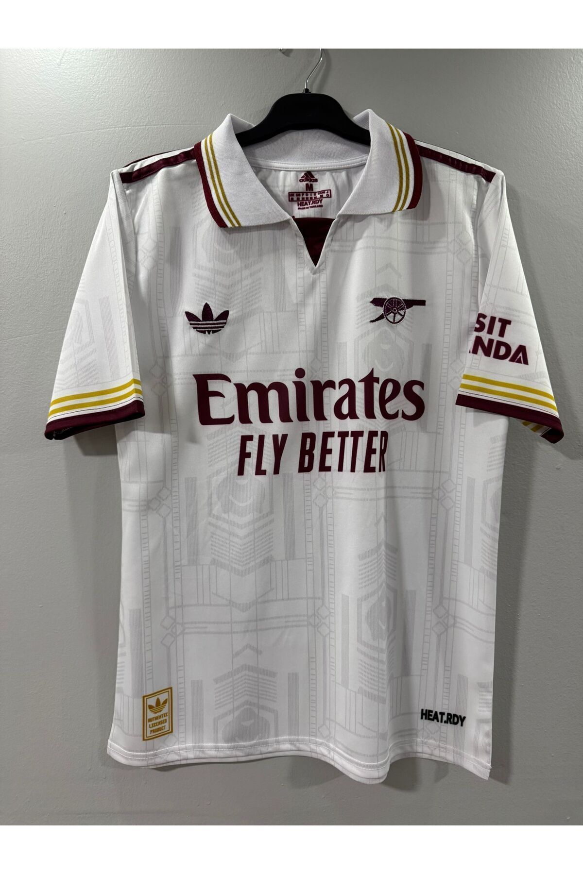 FEEL STYLE Arsenal 2025/26 Yeni Sezon isimsiz Deplasman Forması (Beyaz)