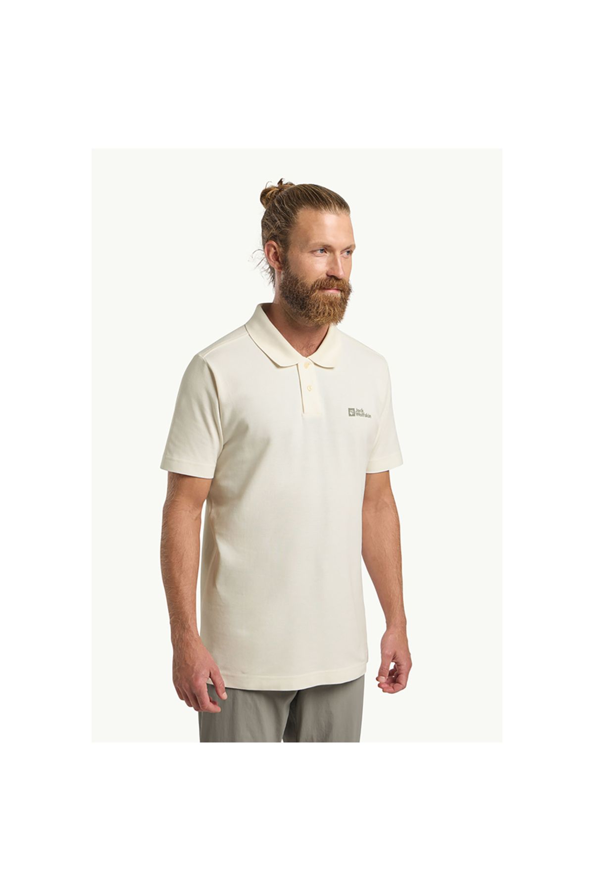 Jack Wolfskin Essential Erkek Kısa Kollu Polo T-Shirt