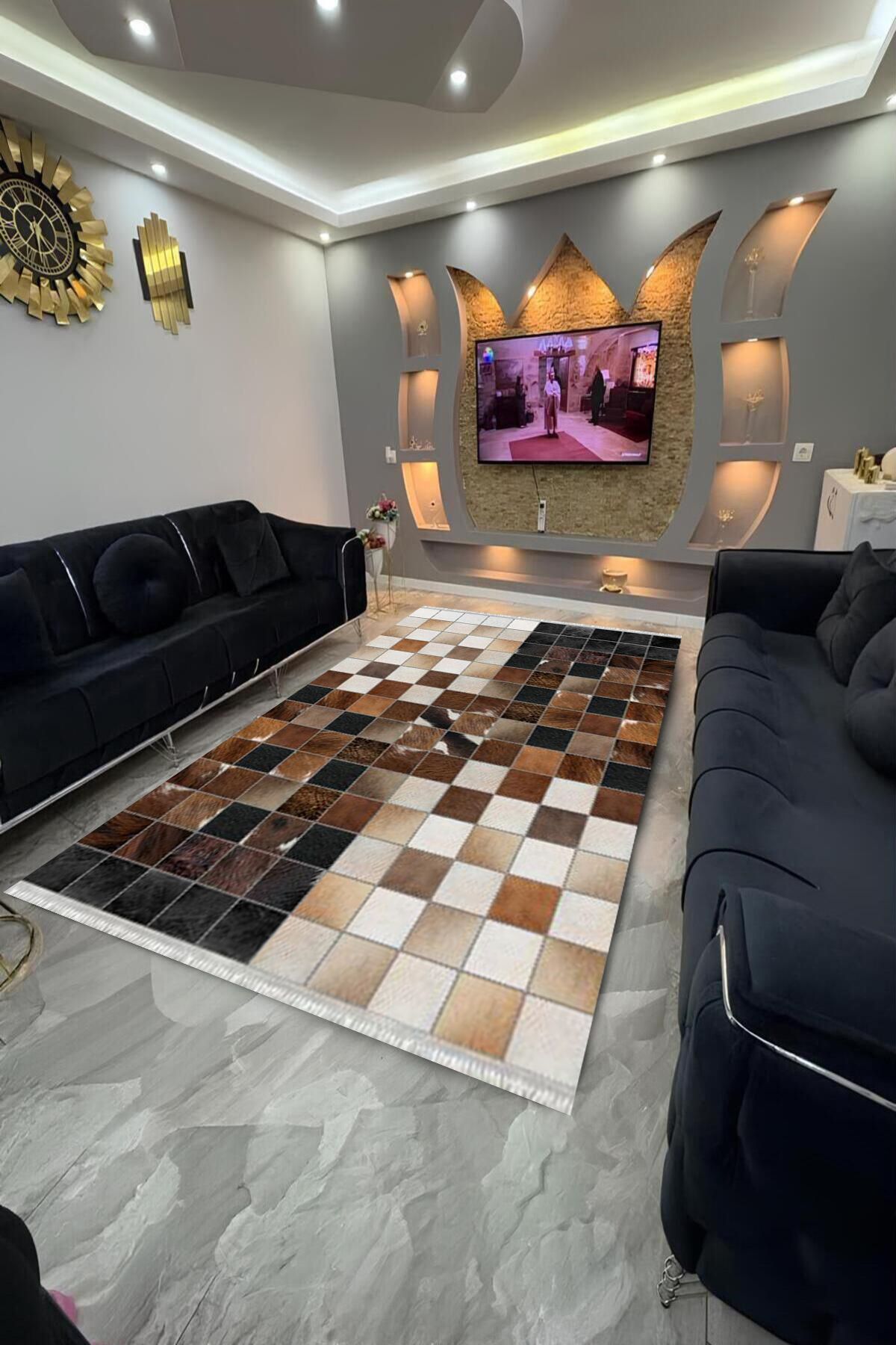 Home Dot Tabanlı yıkanabilir, leke tutmayan halı