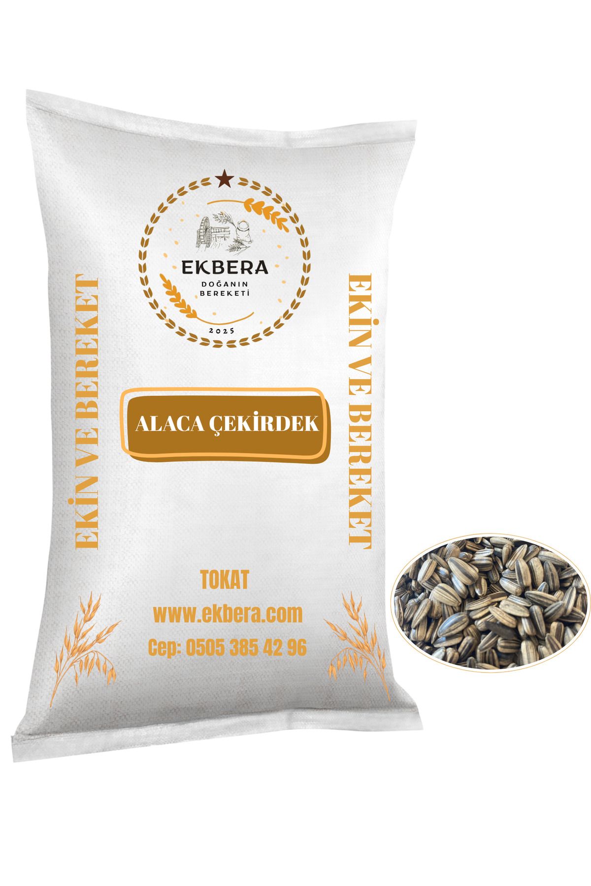 EKBERA Alaca Çekirdek 5 Kg – Güvercin ve Kanatlı Hayvanlar İçin