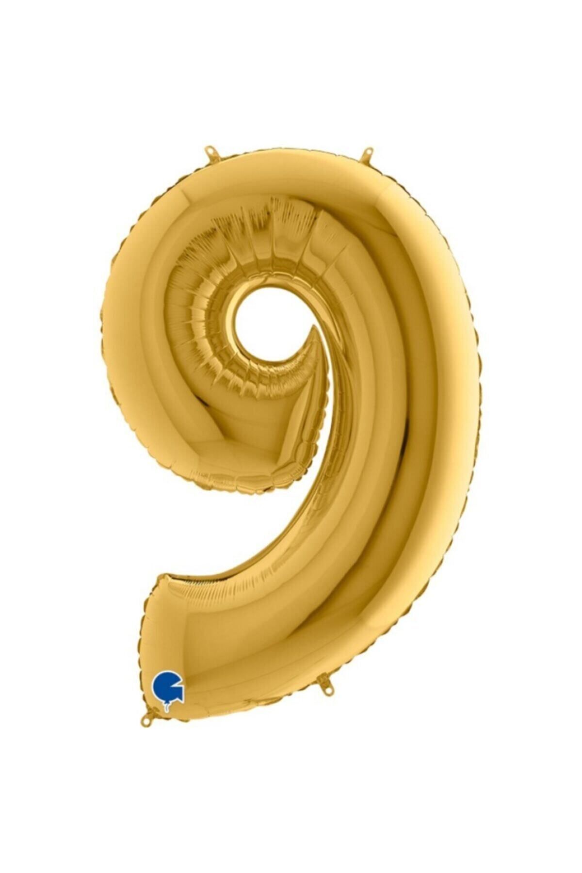 BALON PARTİ 40" -9- Gold Rakam Folyo Balon